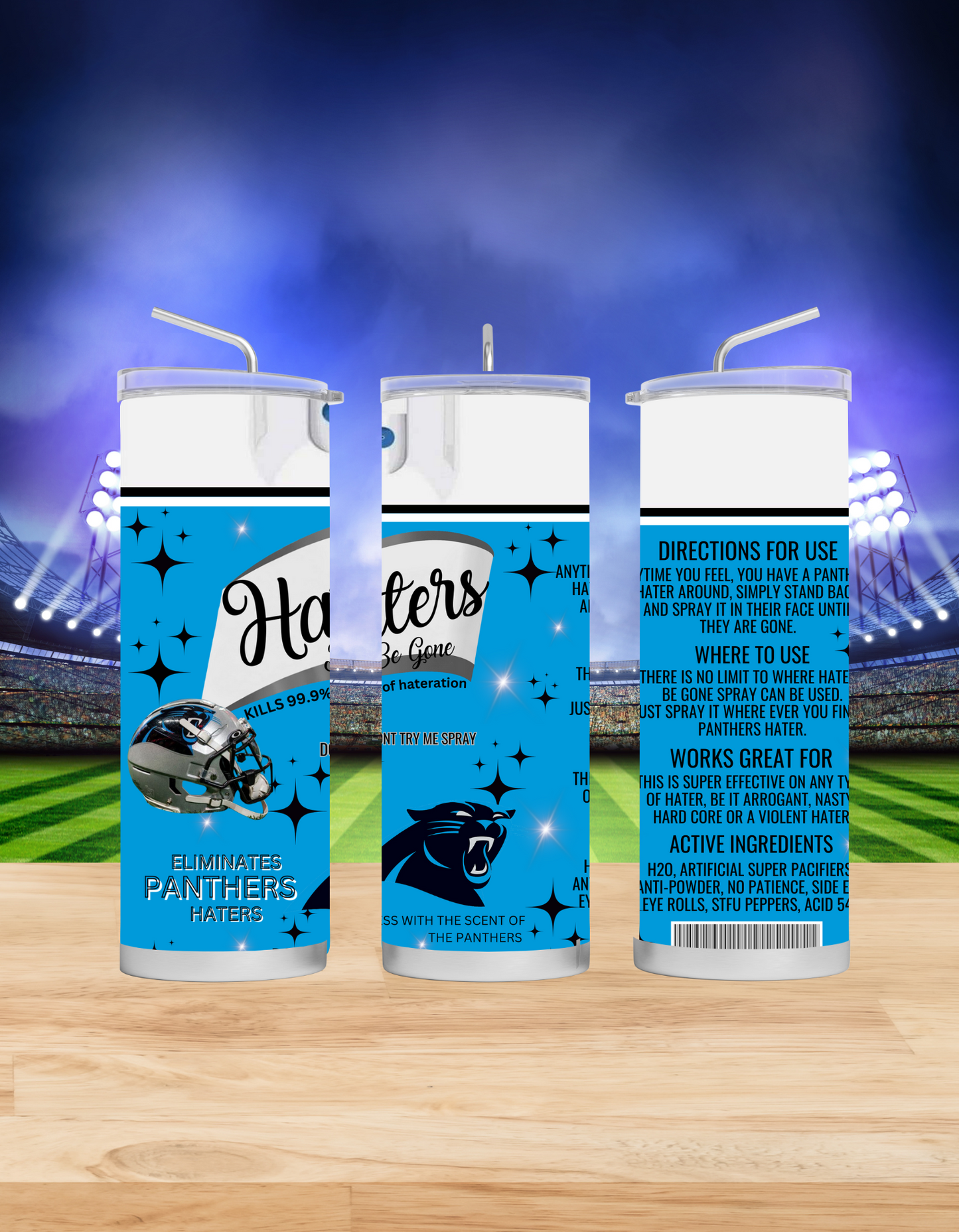 Haters Be Gone Tumblers (Football Edition)