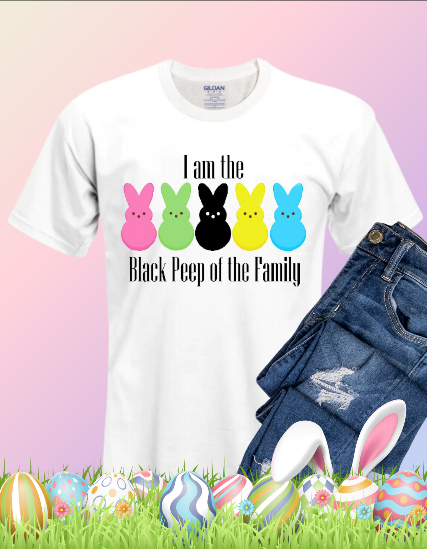Black Peep of the Family Tshirt