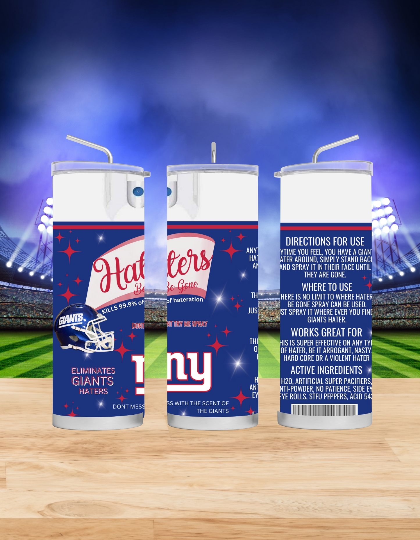 Haters Be Gone Tumblers (Football Edition)