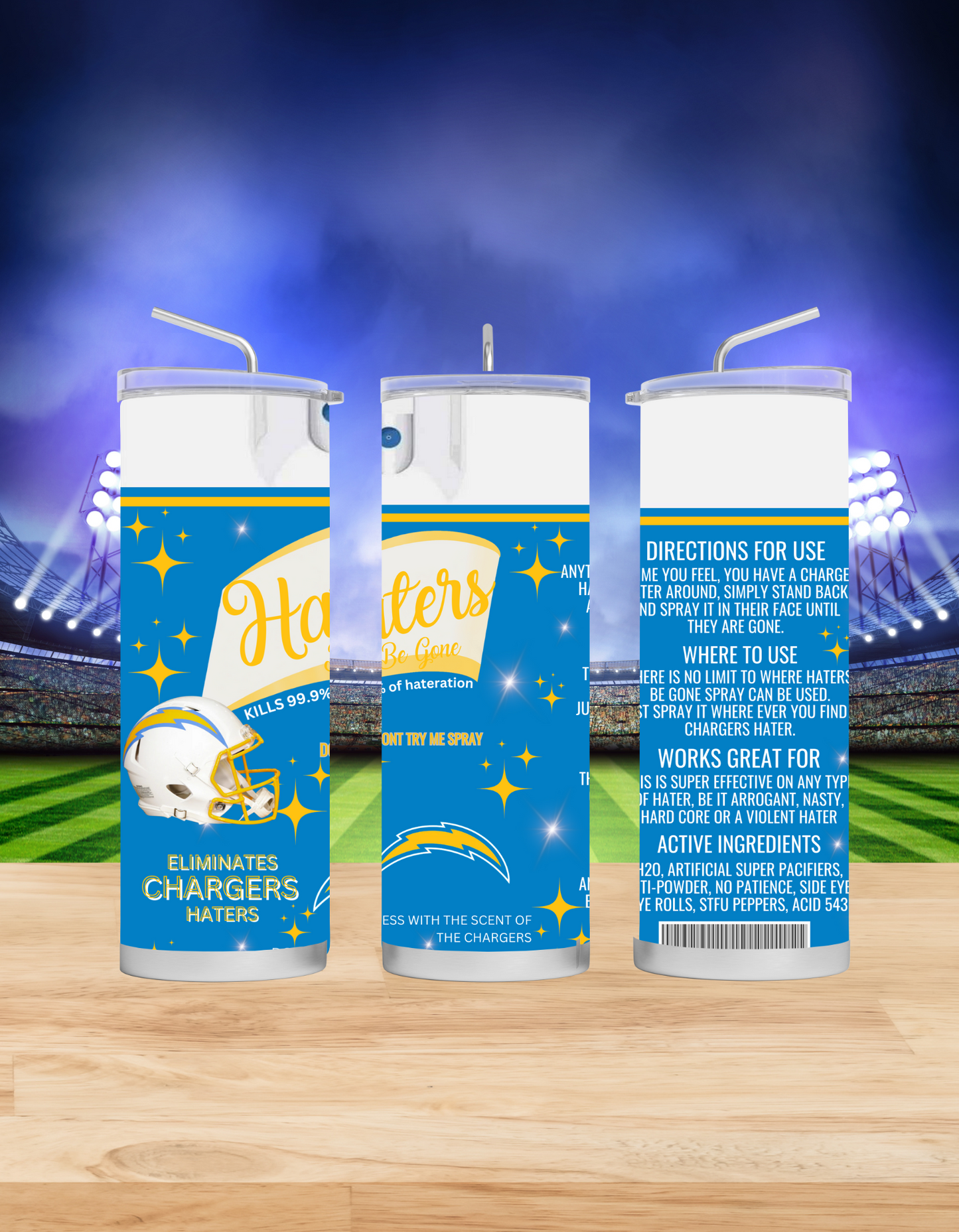 Haters Be Gone Tumblers (Football Edition)