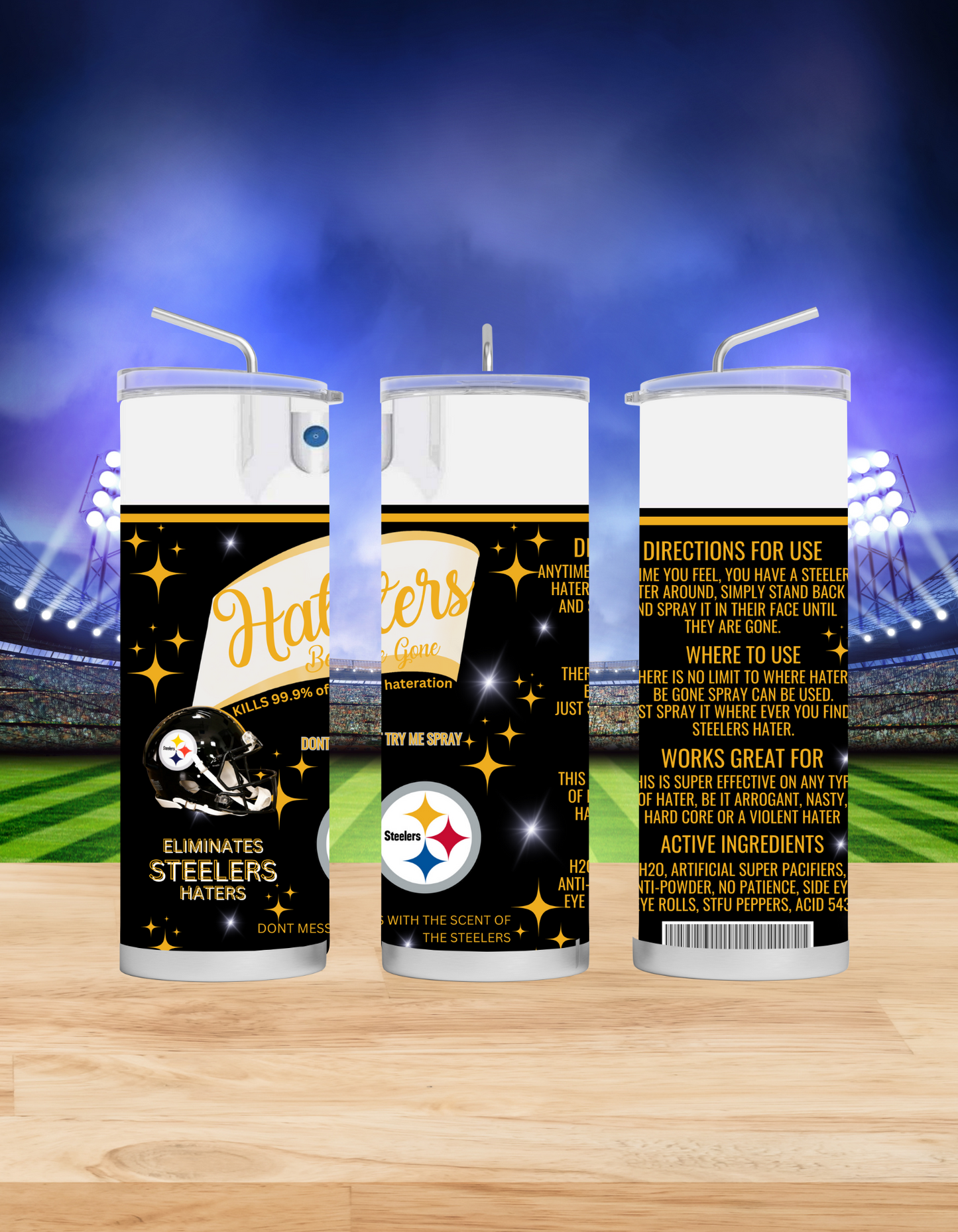 Haters Be Gone Tumblers (Football Edition)