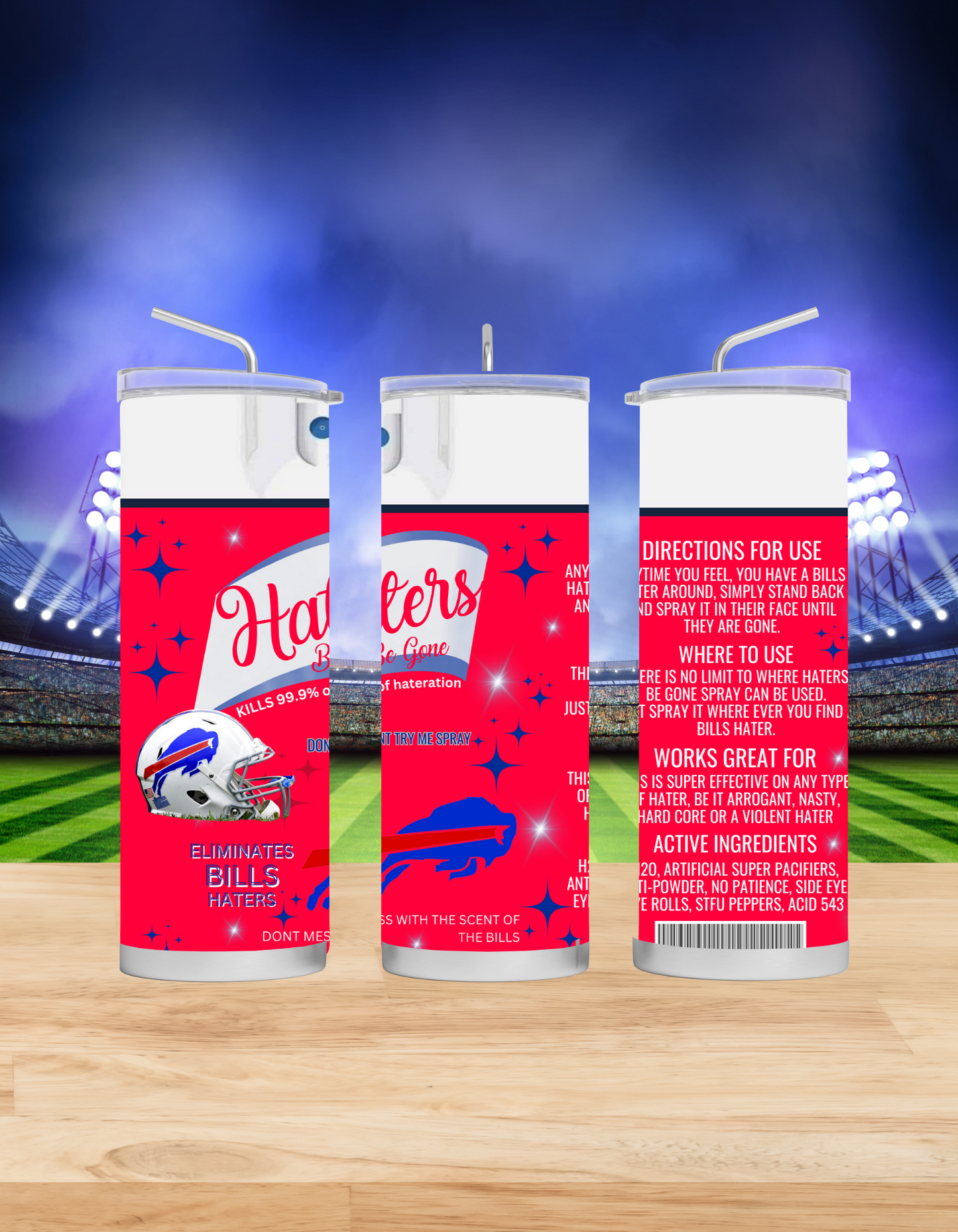 Haters Be Gone Tumblers (Football Edition)