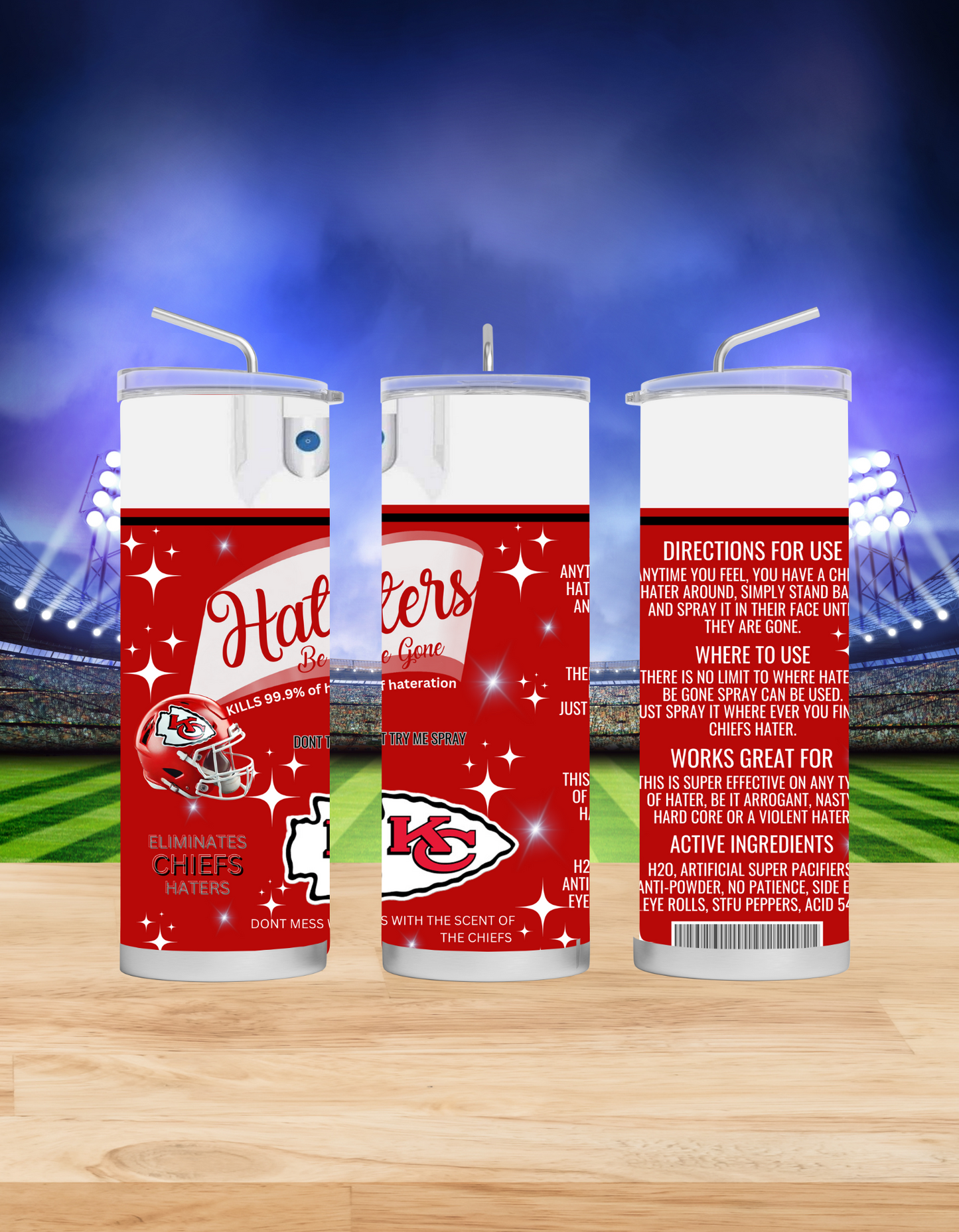 Haters Be Gone Tumblers (Football Edition)