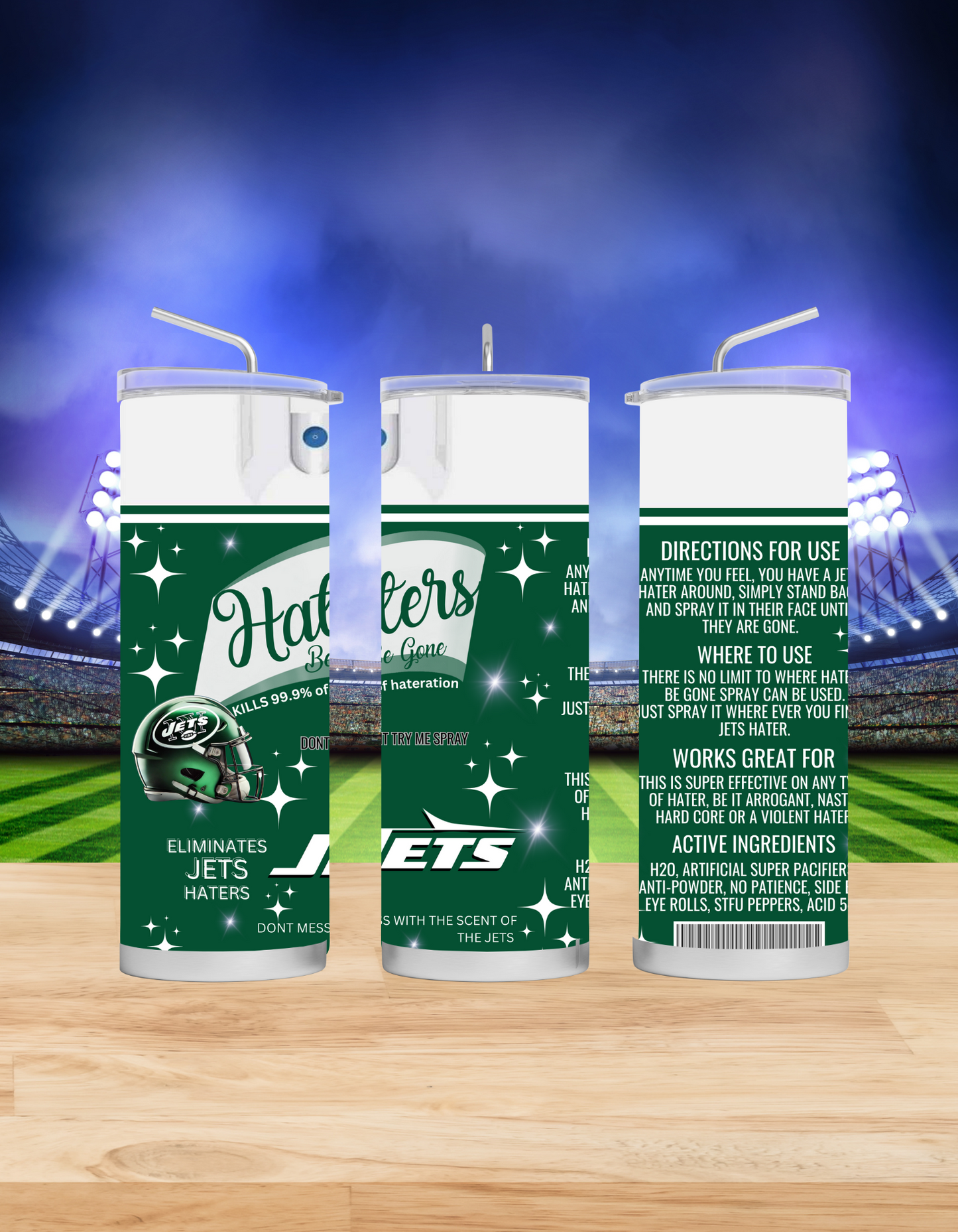 Haters Be Gone Tumblers (Football Edition)