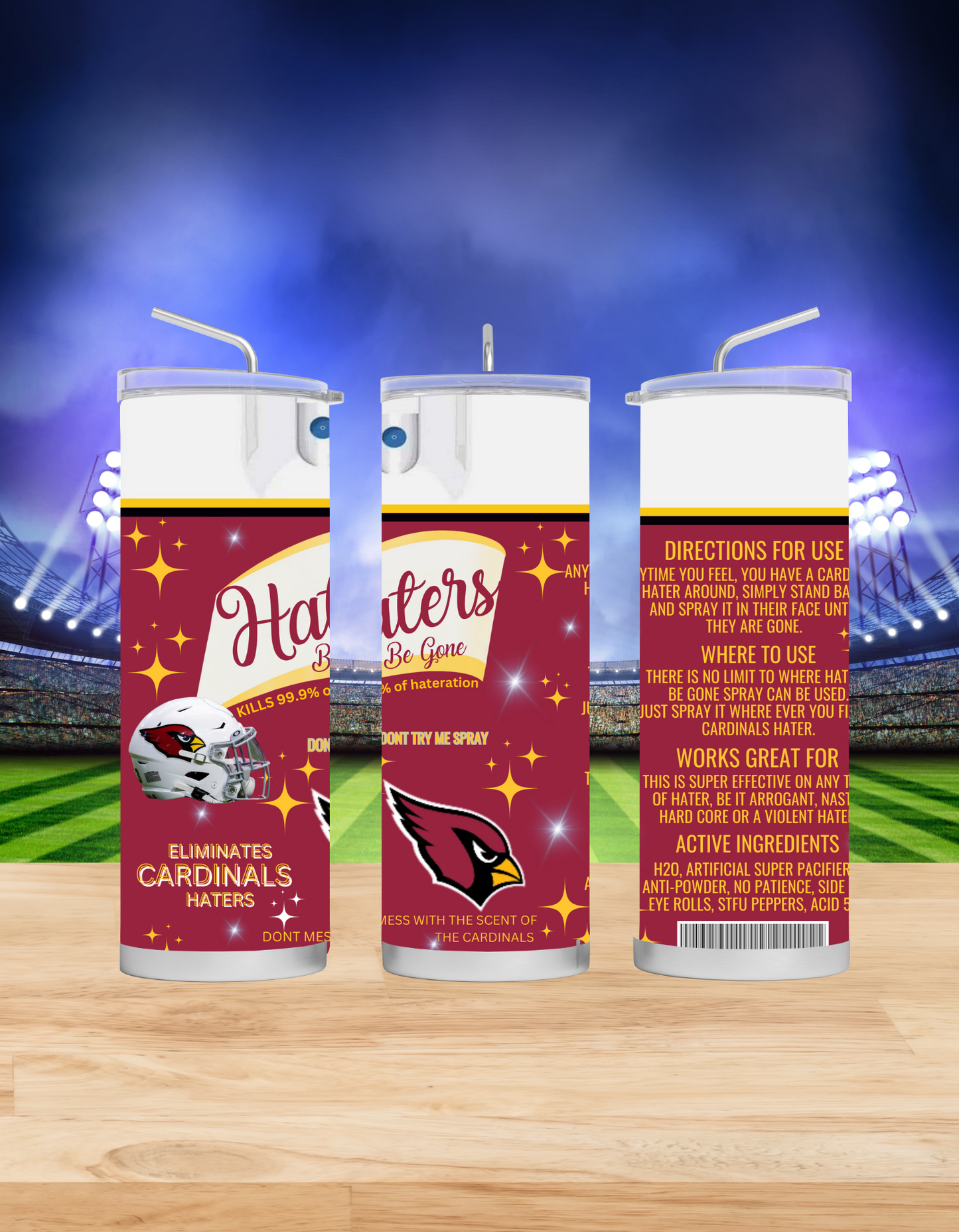 Haters Be Gone Tumblers (Football Edition)