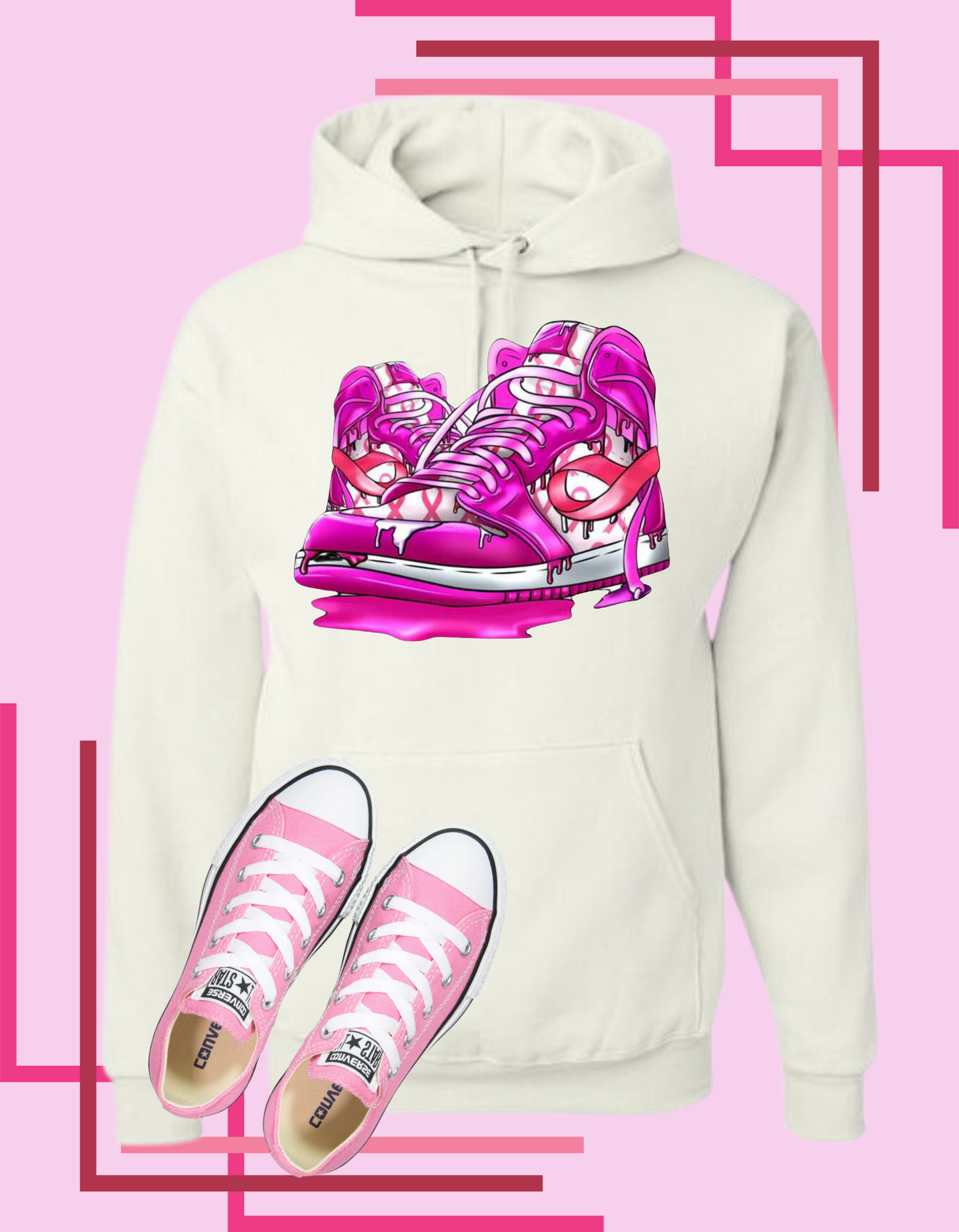 Pink Sneakers Tshirt/Hoodie
