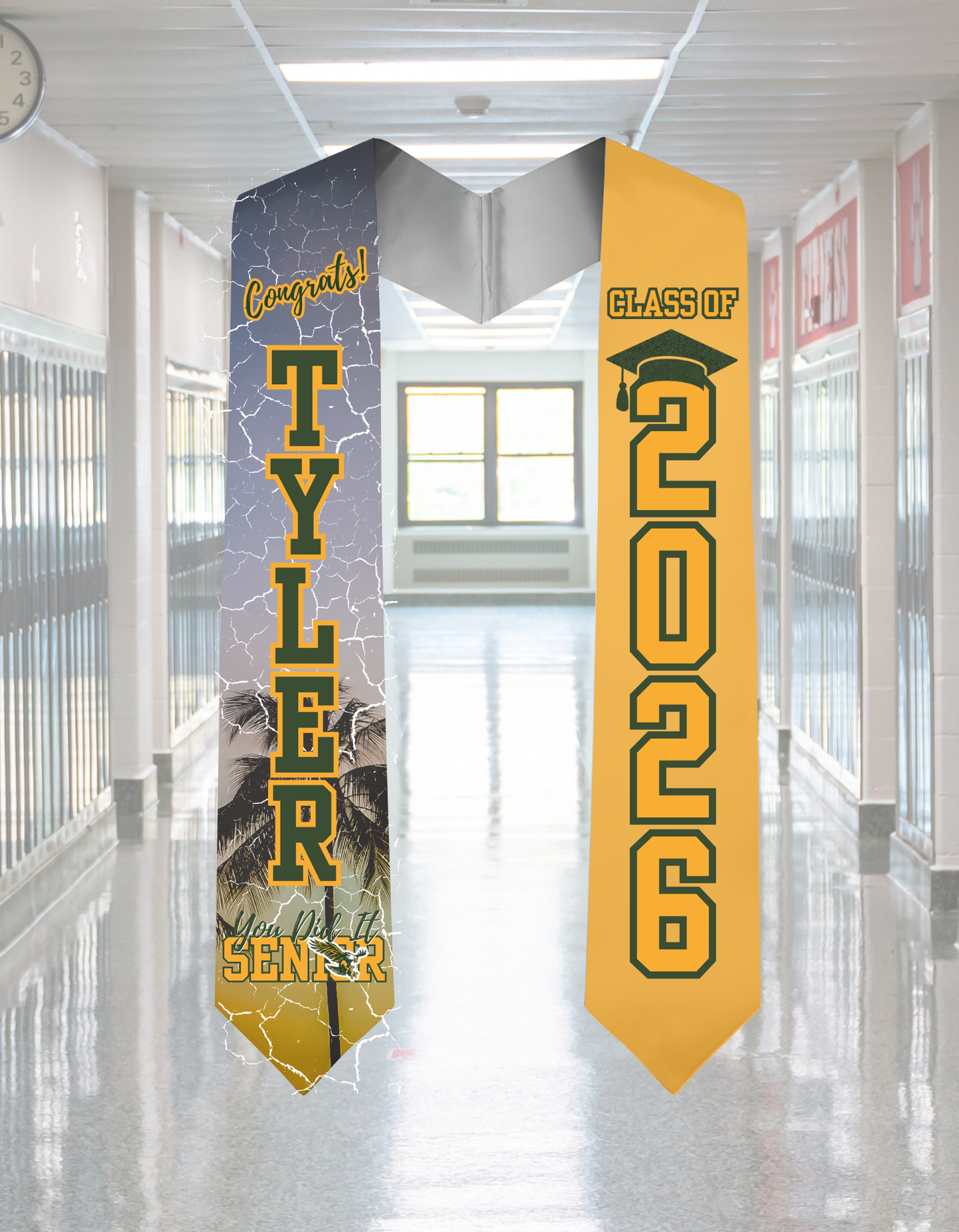 Palm Tree Graduate Stole