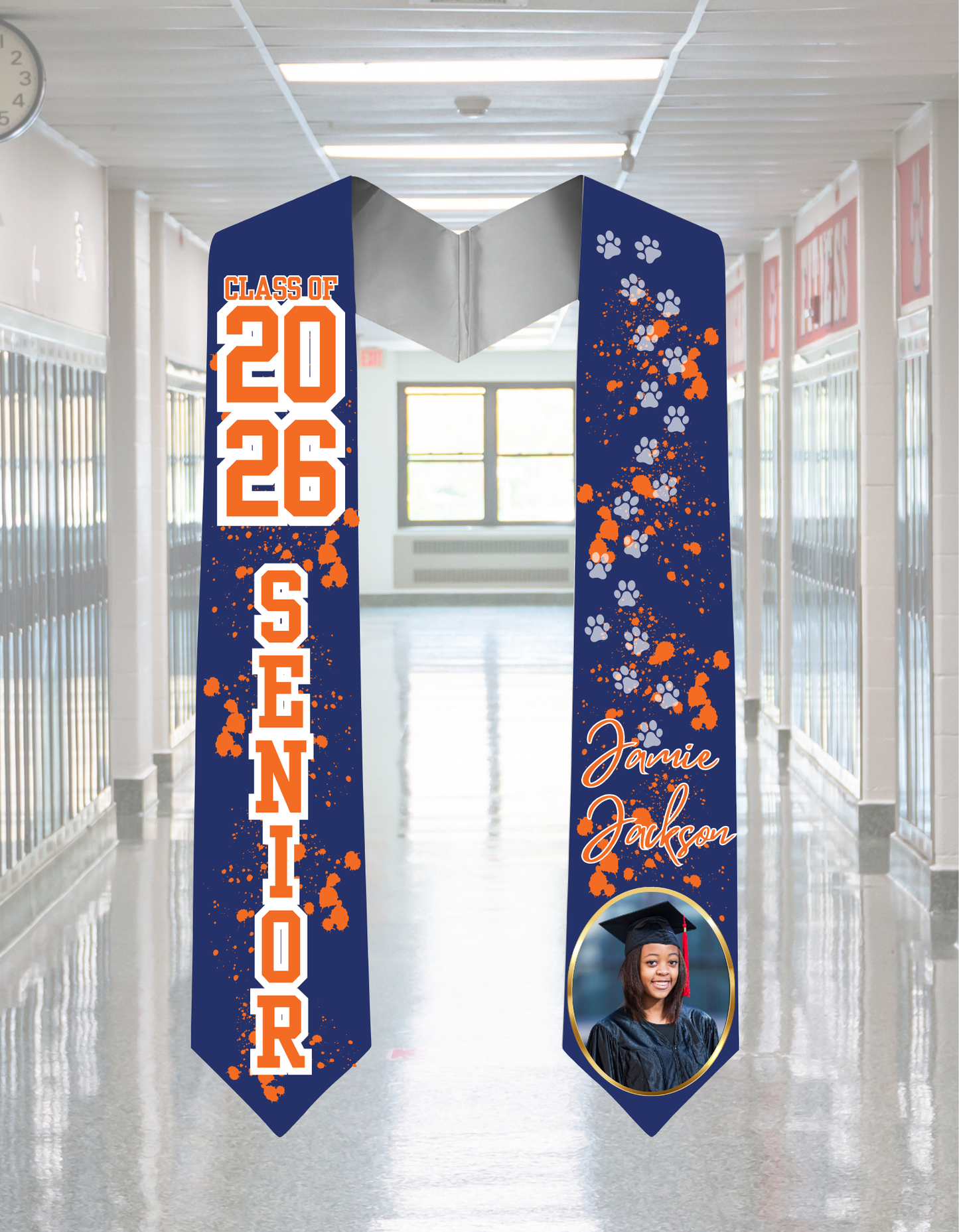 Footprints Graduate Stole