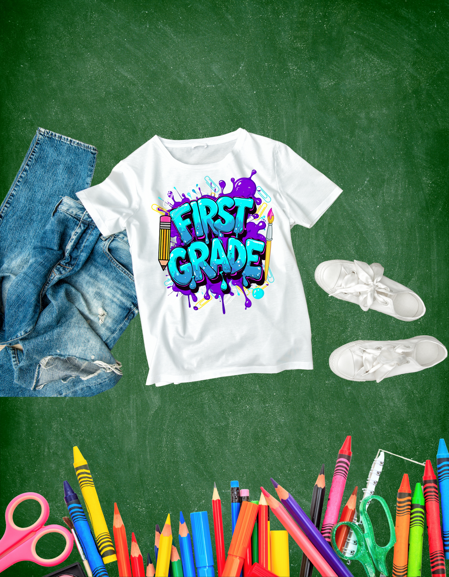 School Drip (Kids) Tshirt