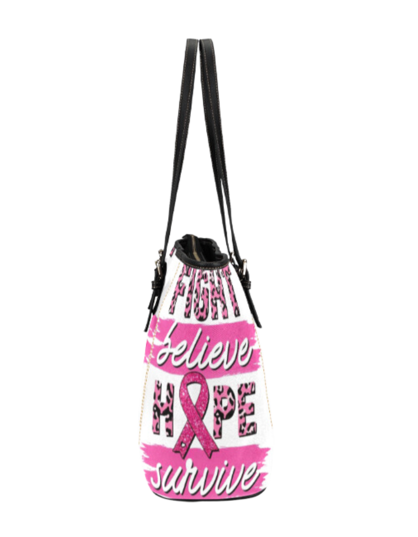 Fight Believe Hope Survive Tote Bag