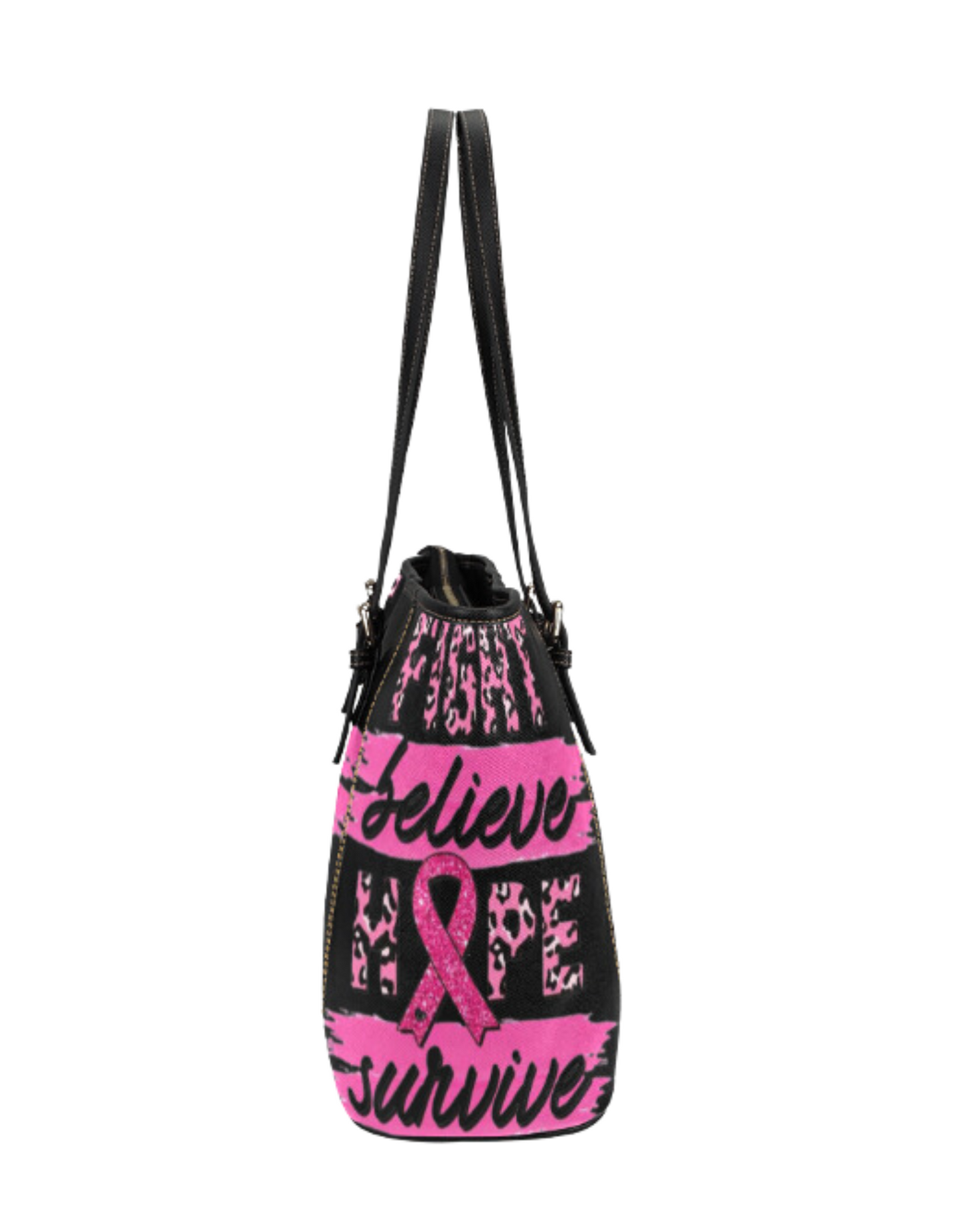 Fight Believe Hope Survive Tote Bag