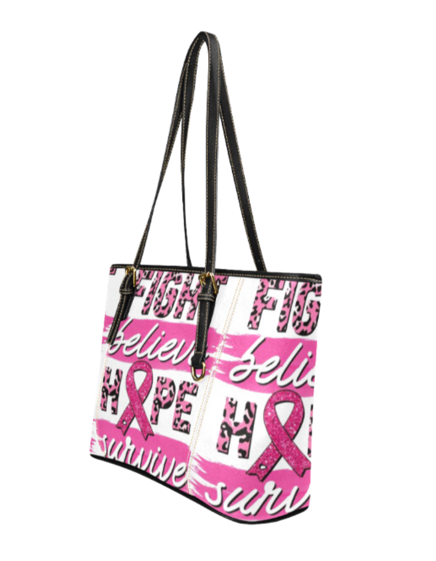 Fight Believe Hope Survive Tote Bag