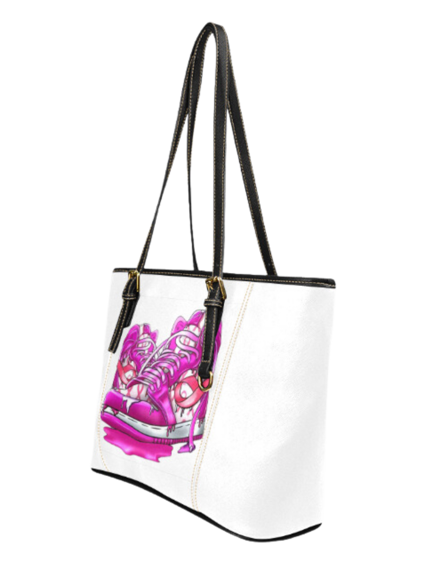 Pink Sneakers Tote Bag