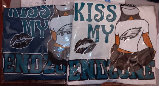 EAGLES KISS MY ENDZONE TSHIRT (S)