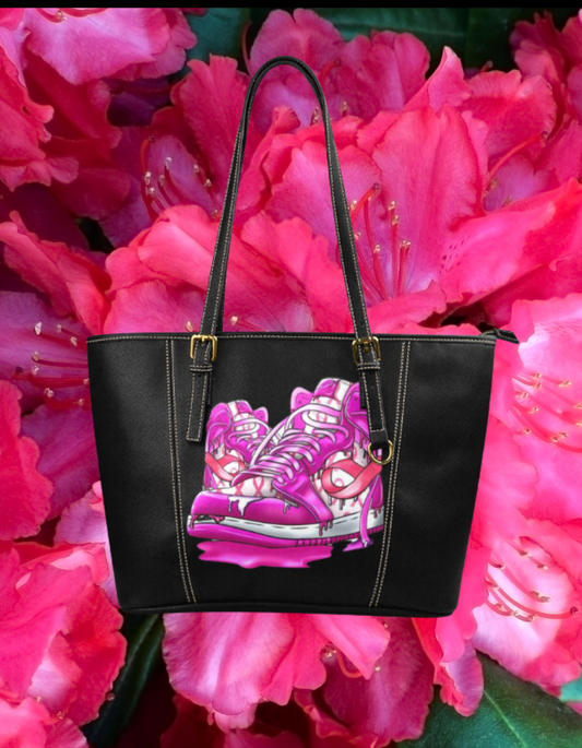 Pink Sneakers Tote Bag