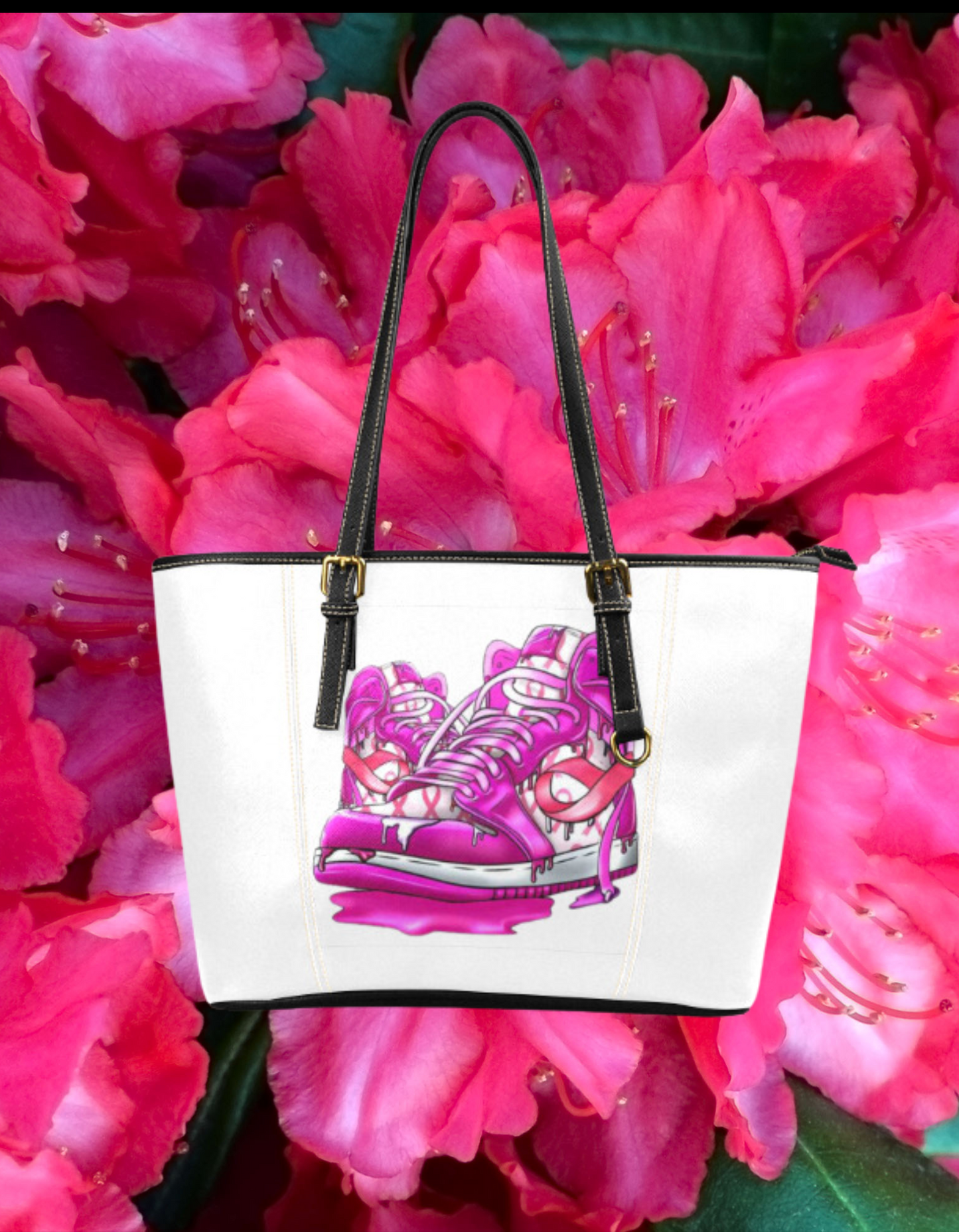 Pink Sneakers Tote Bag