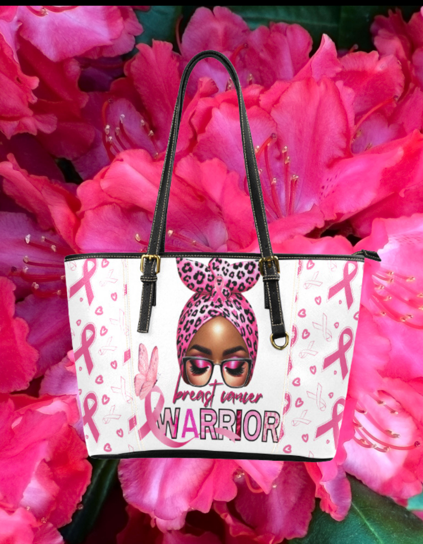 Breast Cancer Warrior Tote Bag