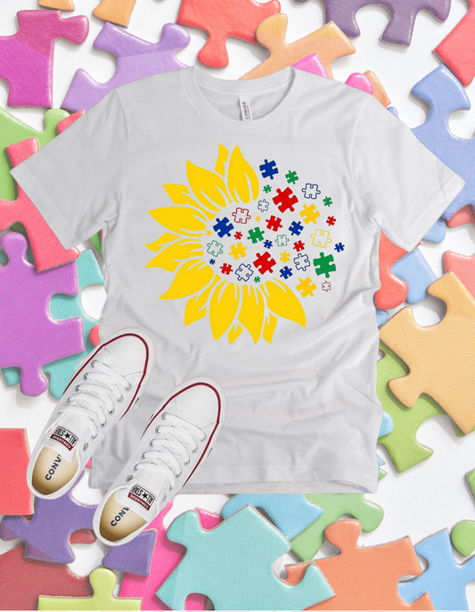 Autism Sunflower Tshirt