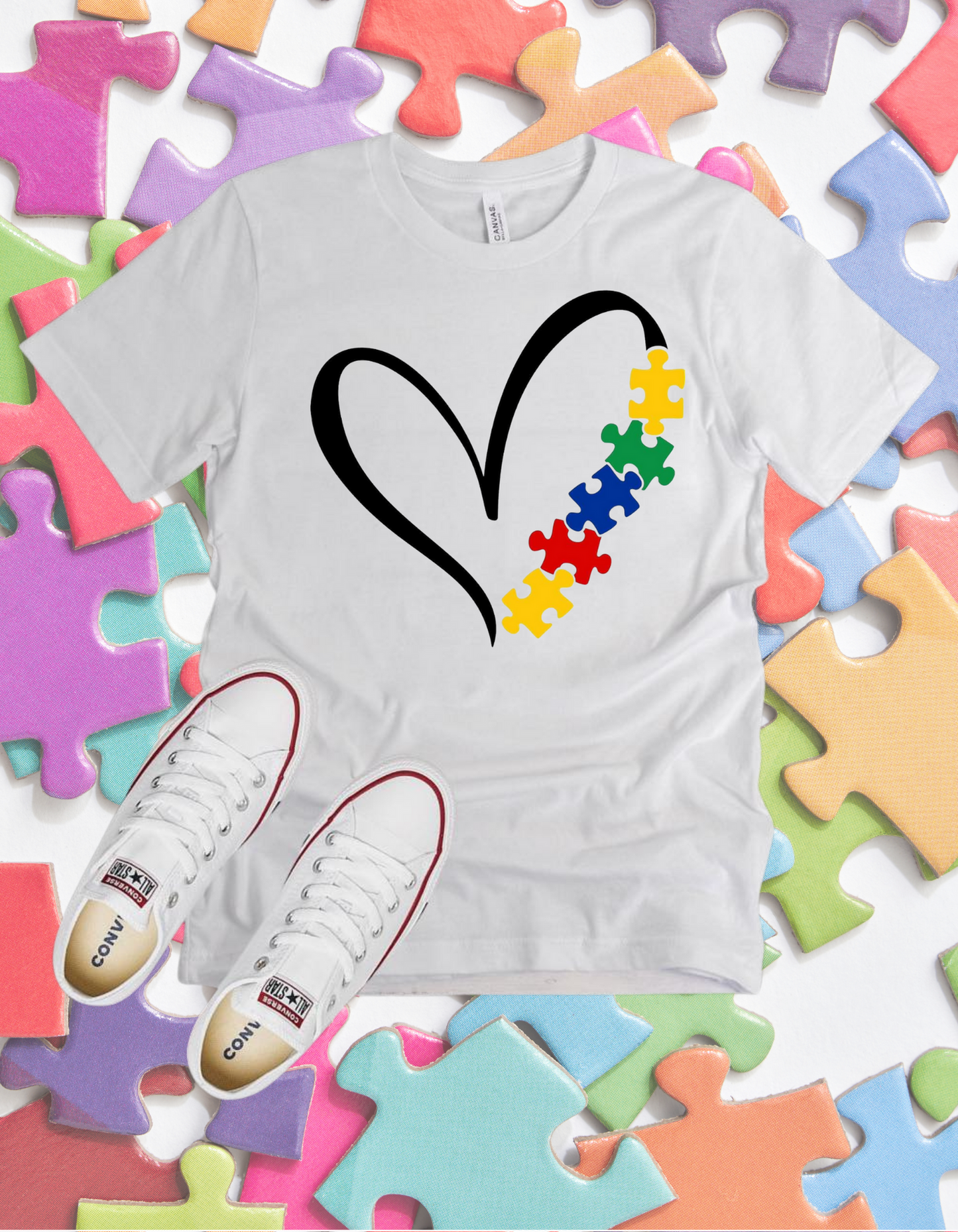 Autism Heart Tshirt