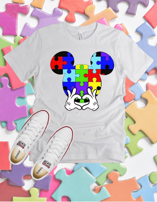 Autism Mickey Ears Tshirt