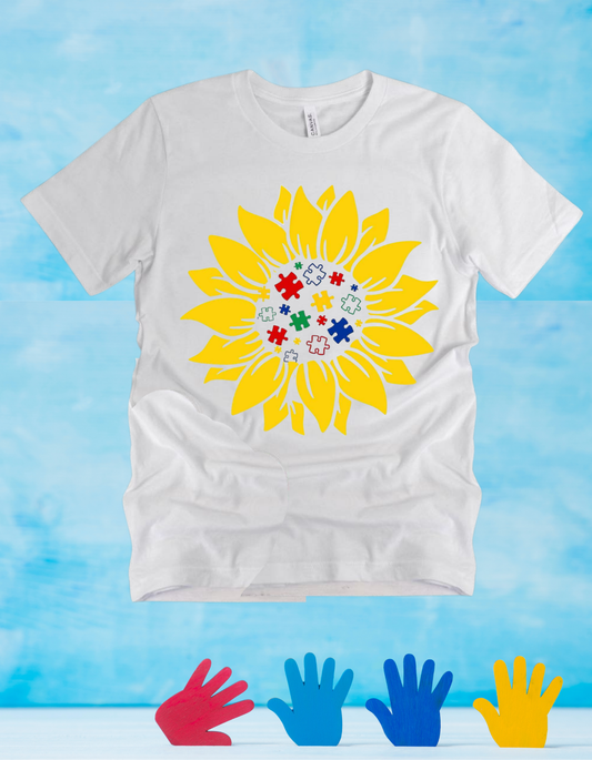 Autism Sunflower