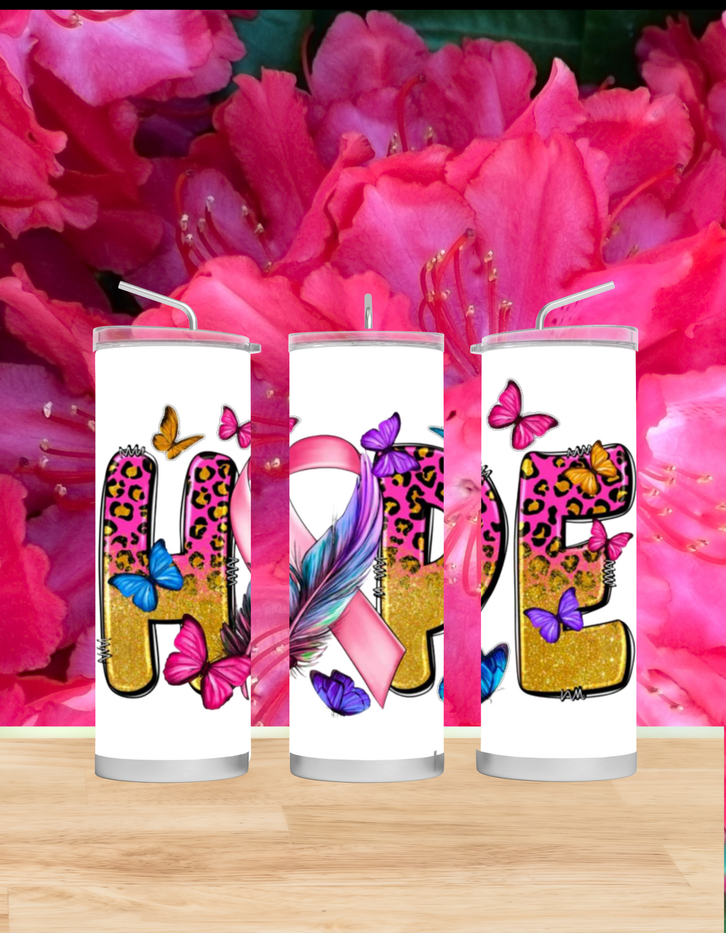 Hope Ribbon Tumbler