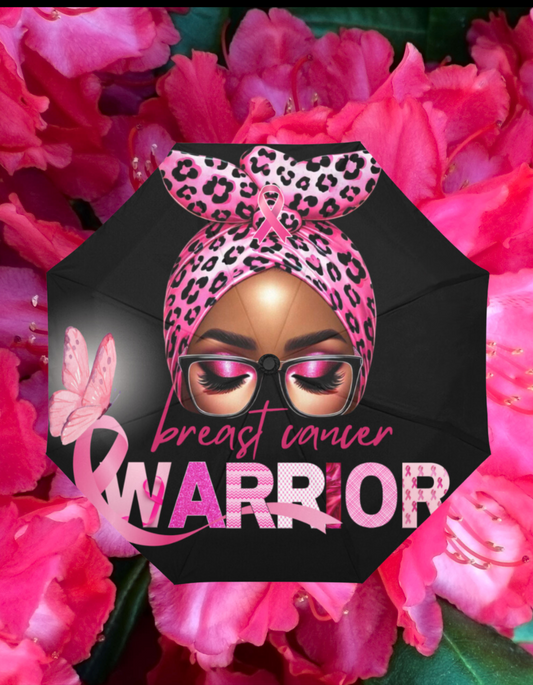 Breast Cancer Warrior Umbrella