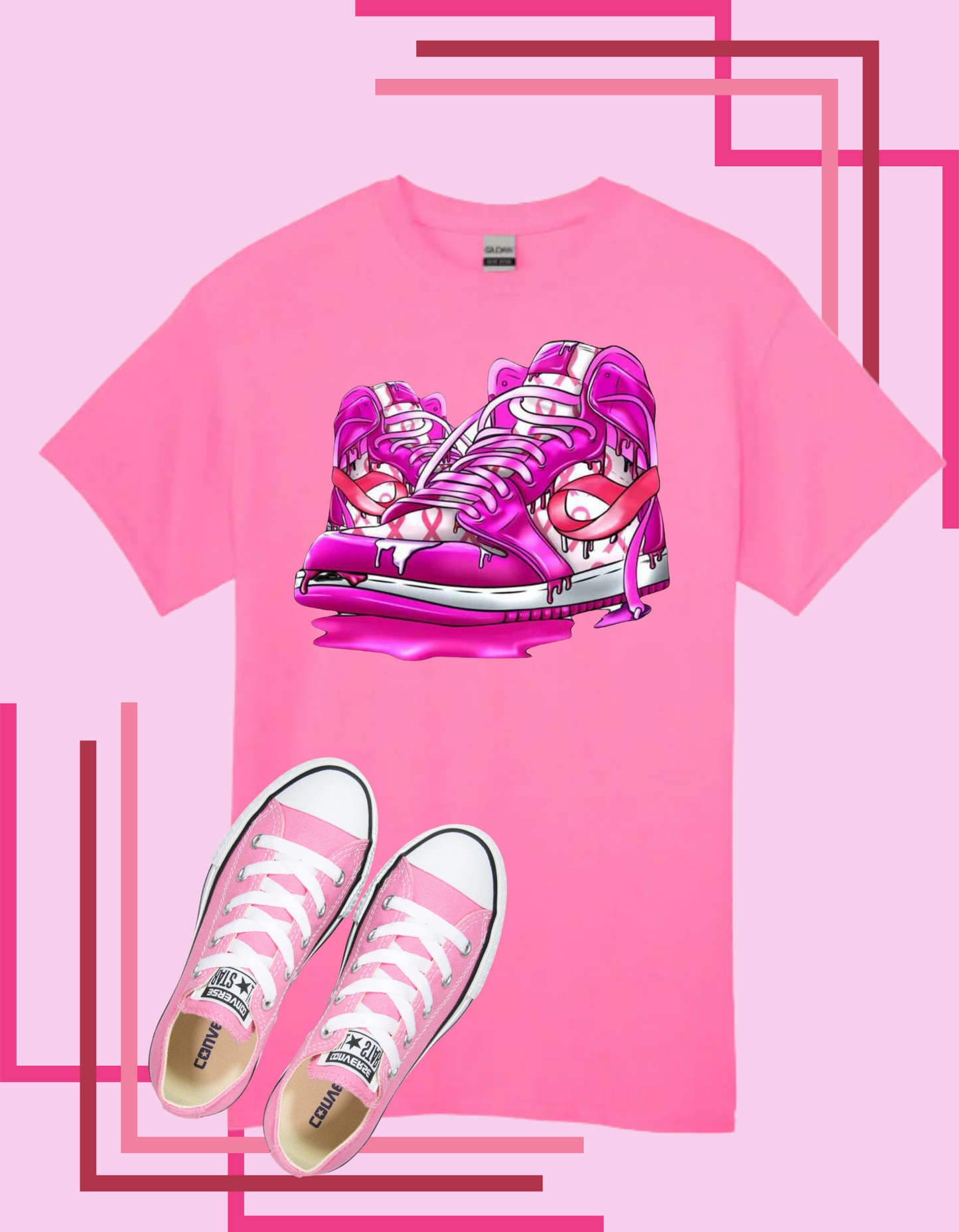 Pink Sneakers Tshirt/Hoodie