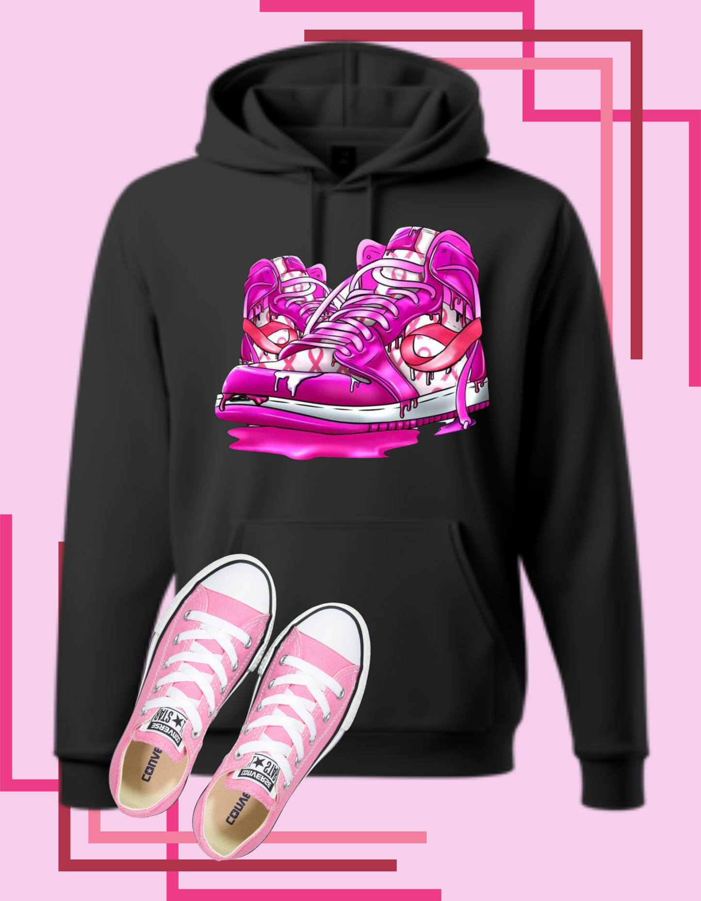 Pink Sneakers Tshirt/Hoodie