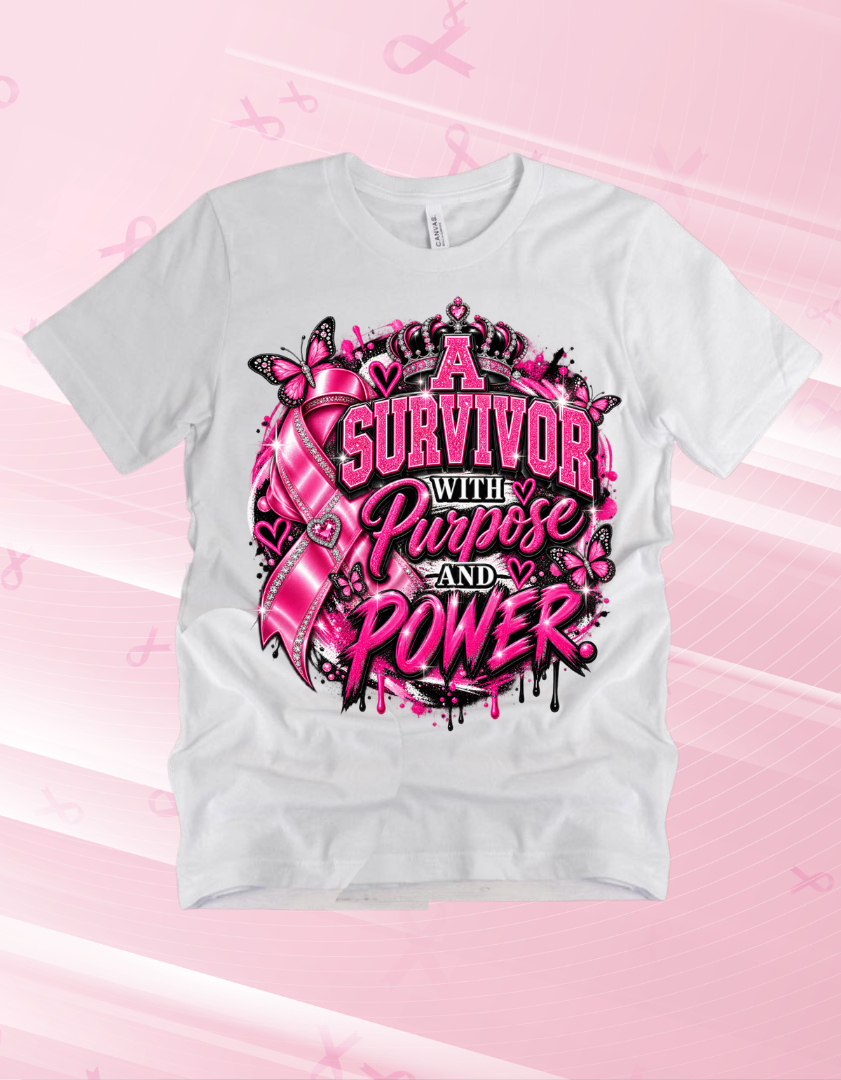 A Survivor with Purpose and Power Tshirts/Hoodies