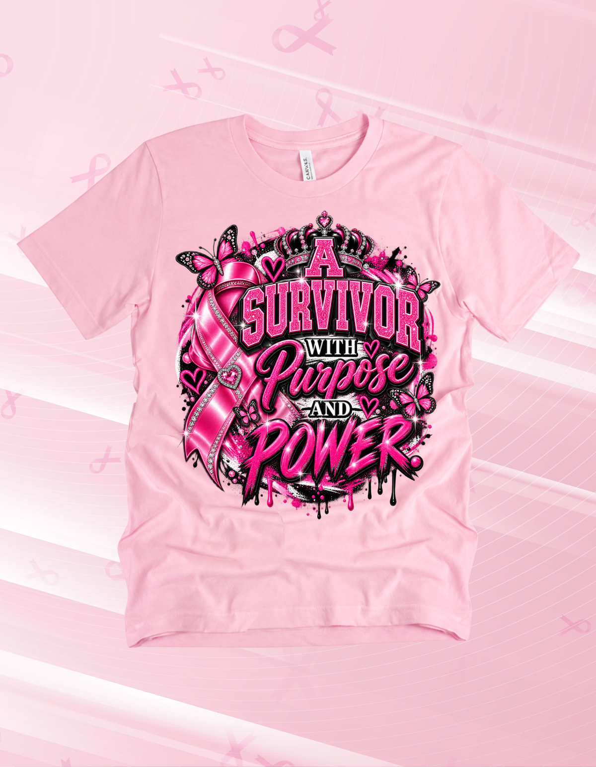 A Survivor with Purpose and Power Tshirts/Hoodies