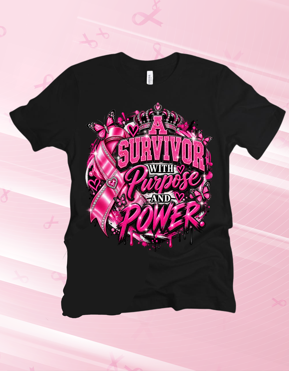 A Survivor with Purpose and Power Tshirts/Hoodies