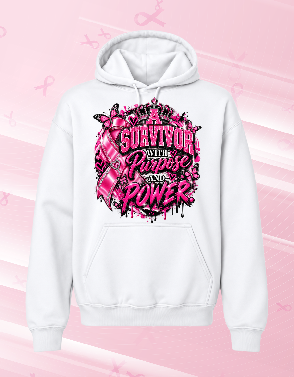 A Survivor with Purpose and Power Tshirts/Hoodies