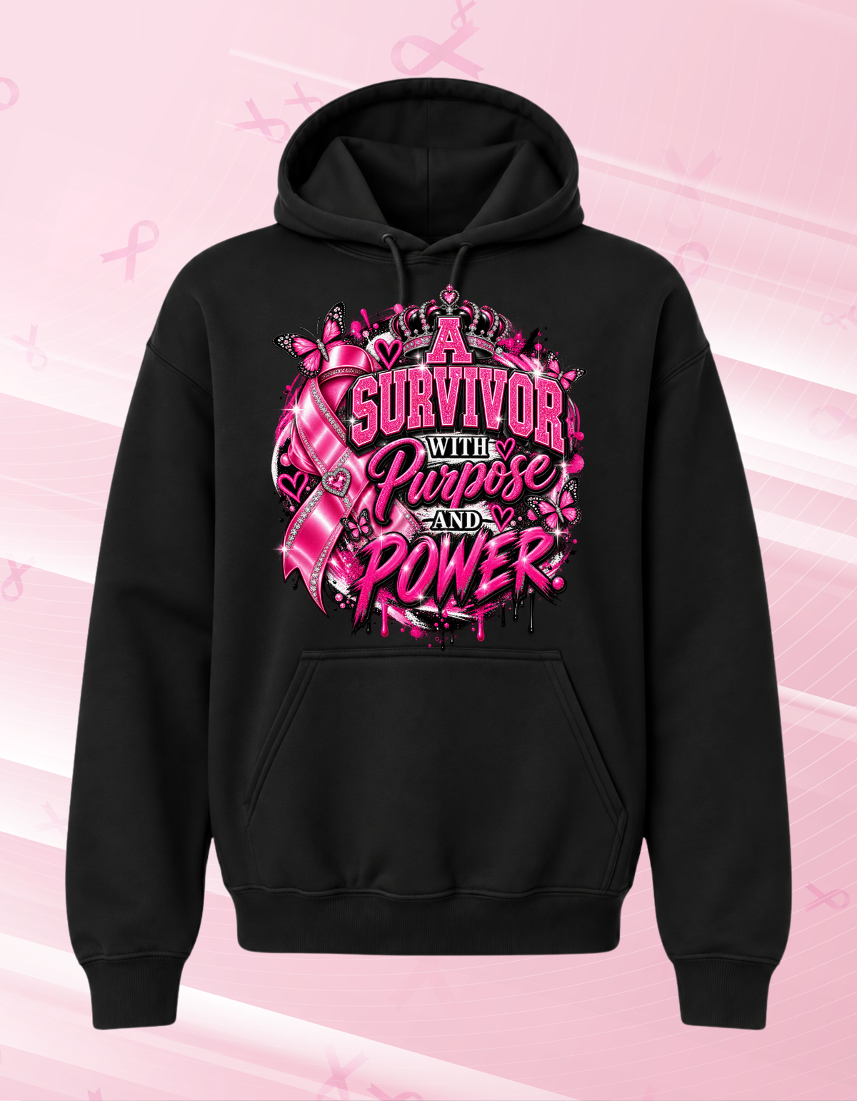A Survivor with Purpose and Power Tshirts/Hoodies
