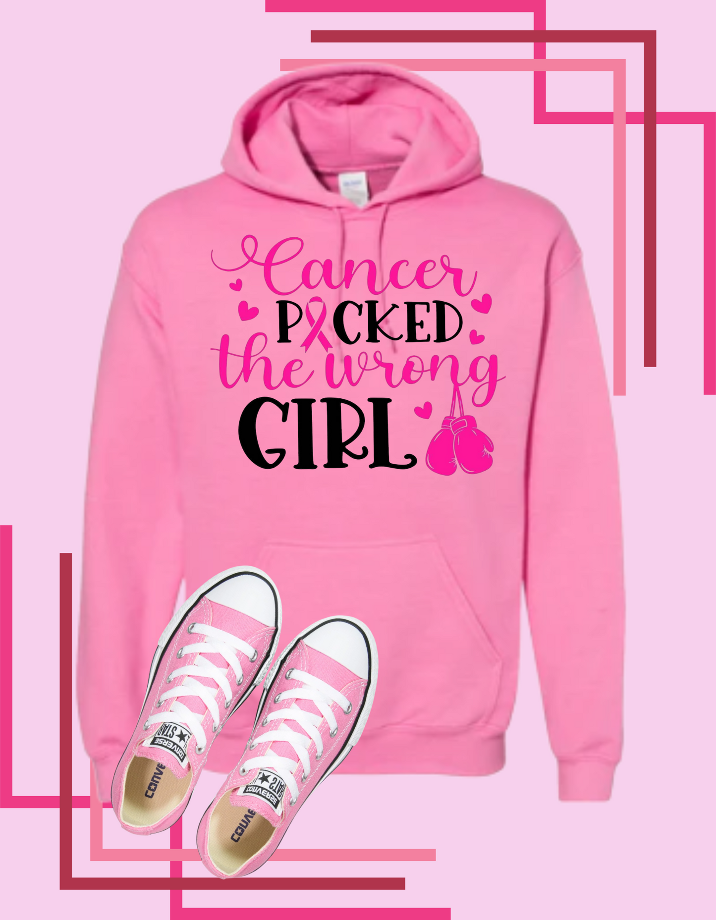 Cancer Picked the Wrong Girl Tshirt/Hoodie