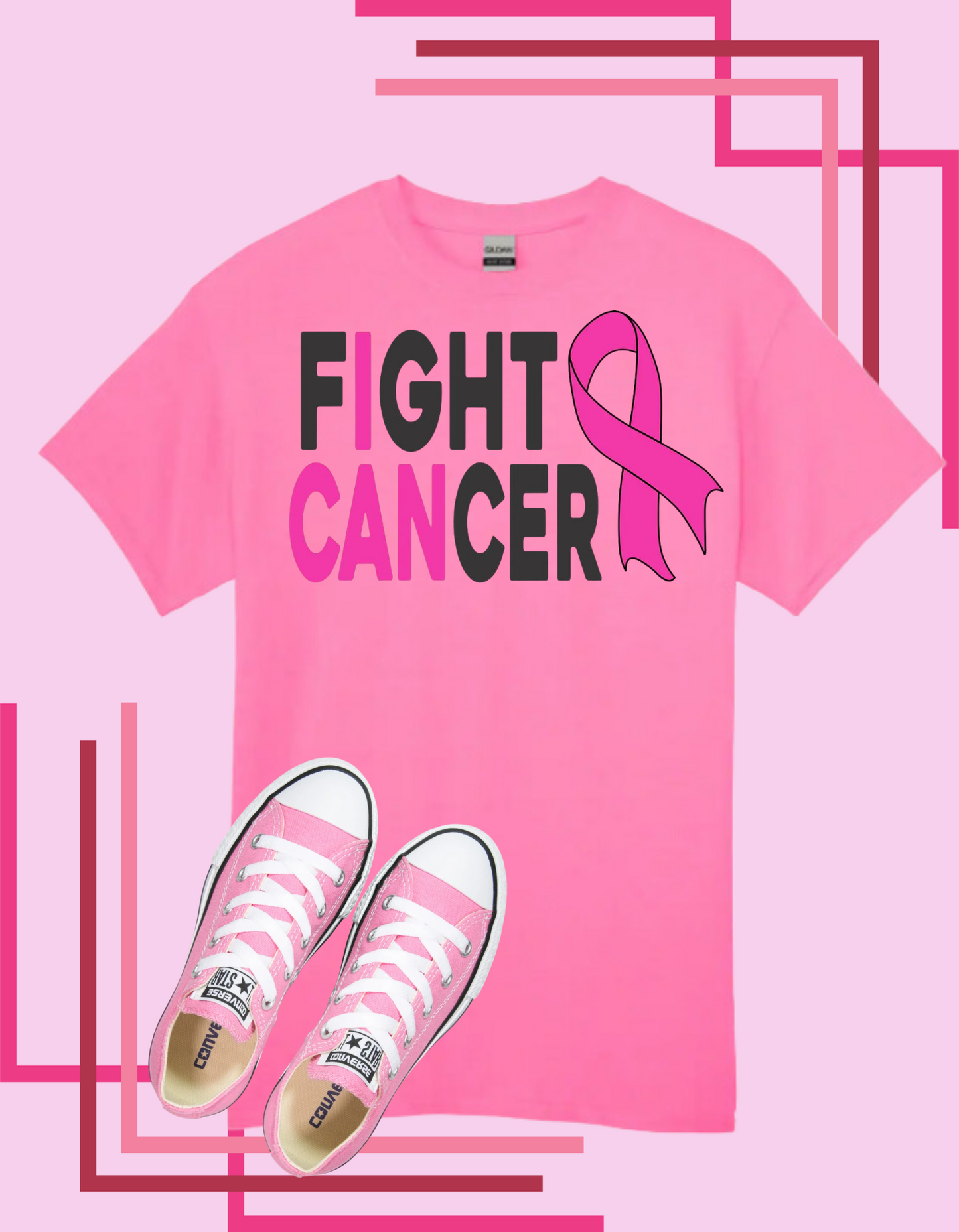 I Can Fight Cancer Tshirt/Hoodie