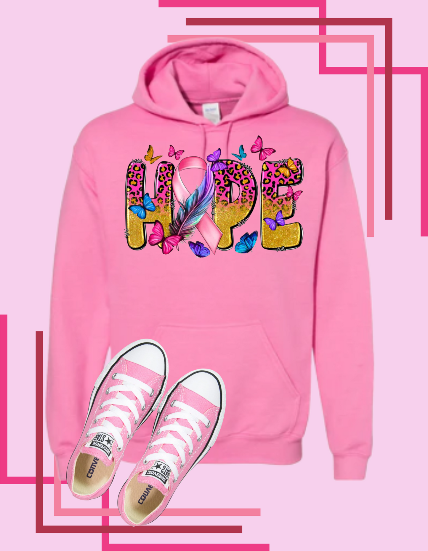 Hope Ribbon Tshirt/Hoodie