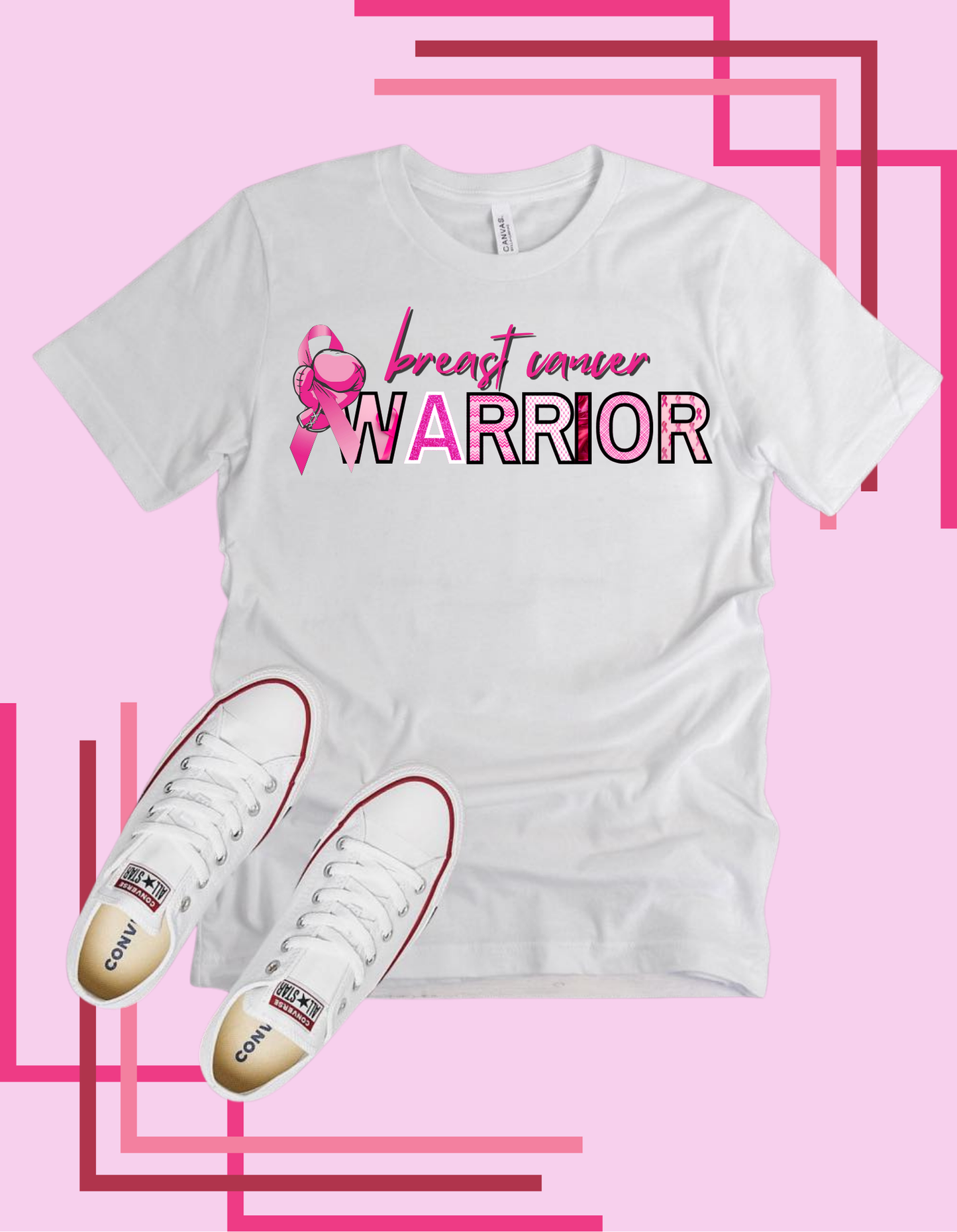 Breast Cancer Warrior Tshirt/Hoodie