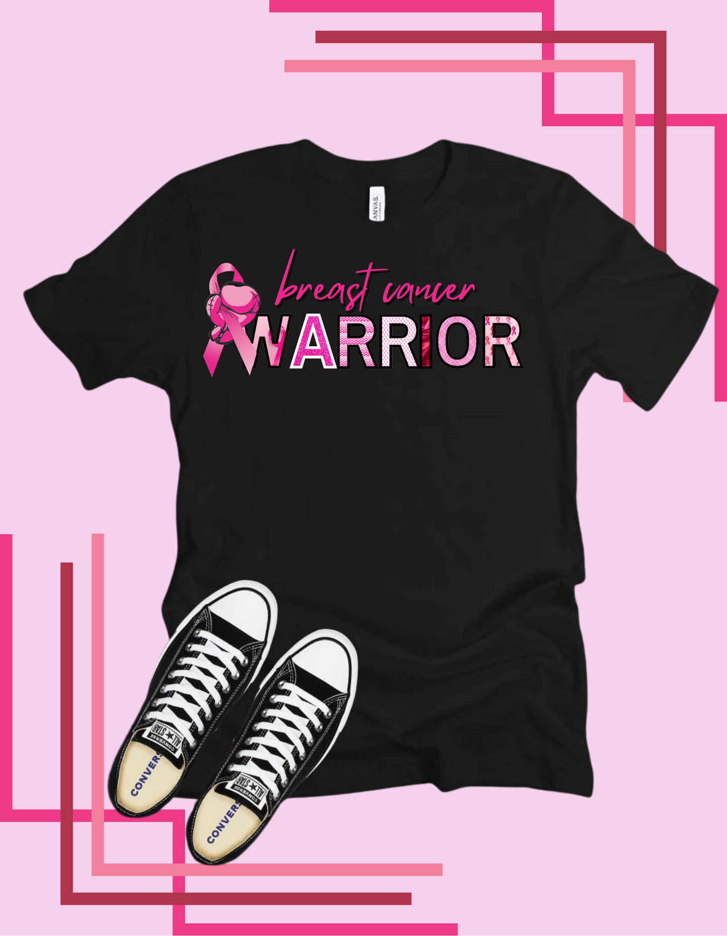 Breast Cancer Warrior Tshirt/Hoodie