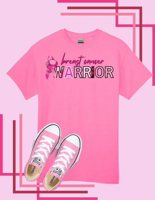 Breast Cancer Warrior Tshirt/Hoodie