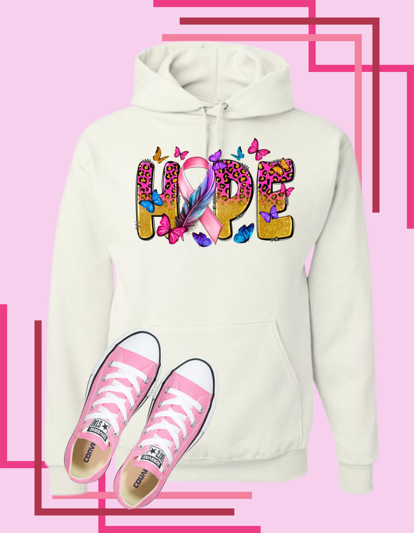 Hope Ribbon Tshirt/Hoodie