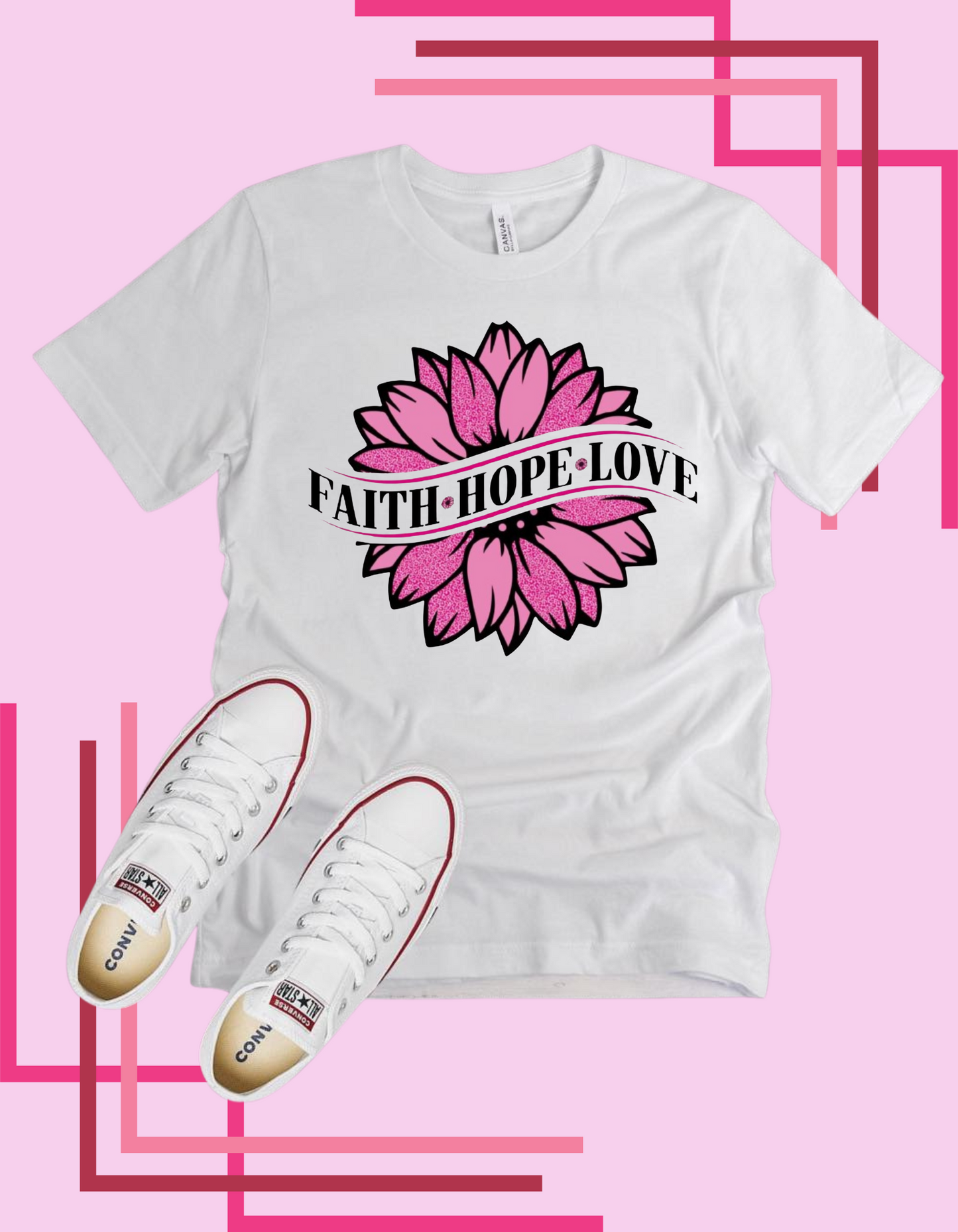 Faith Hope Love Sunflower Tshirt/Hoodie
