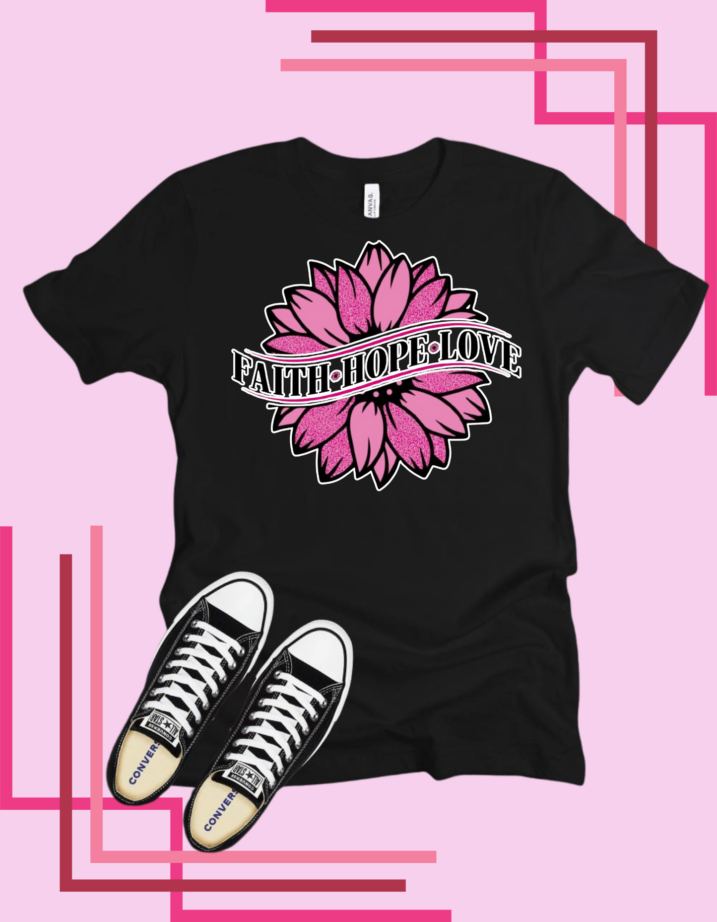 Faith Hope Love Sunflower Tshirt/Hoodie