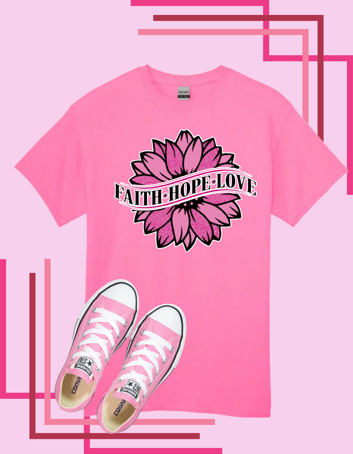 Faith Hope Love Sunflower Tshirt/Hoodie