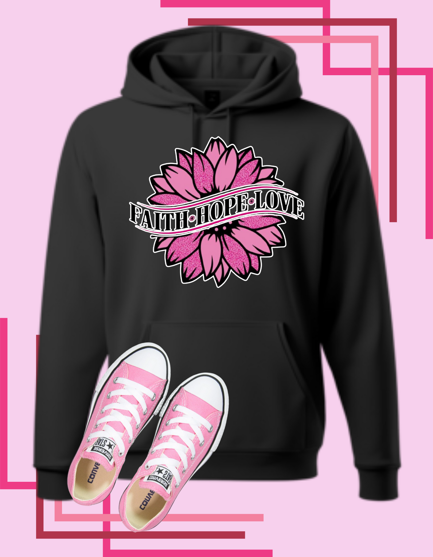 Faith Hope Love Sunflower Tshirt/Hoodie
