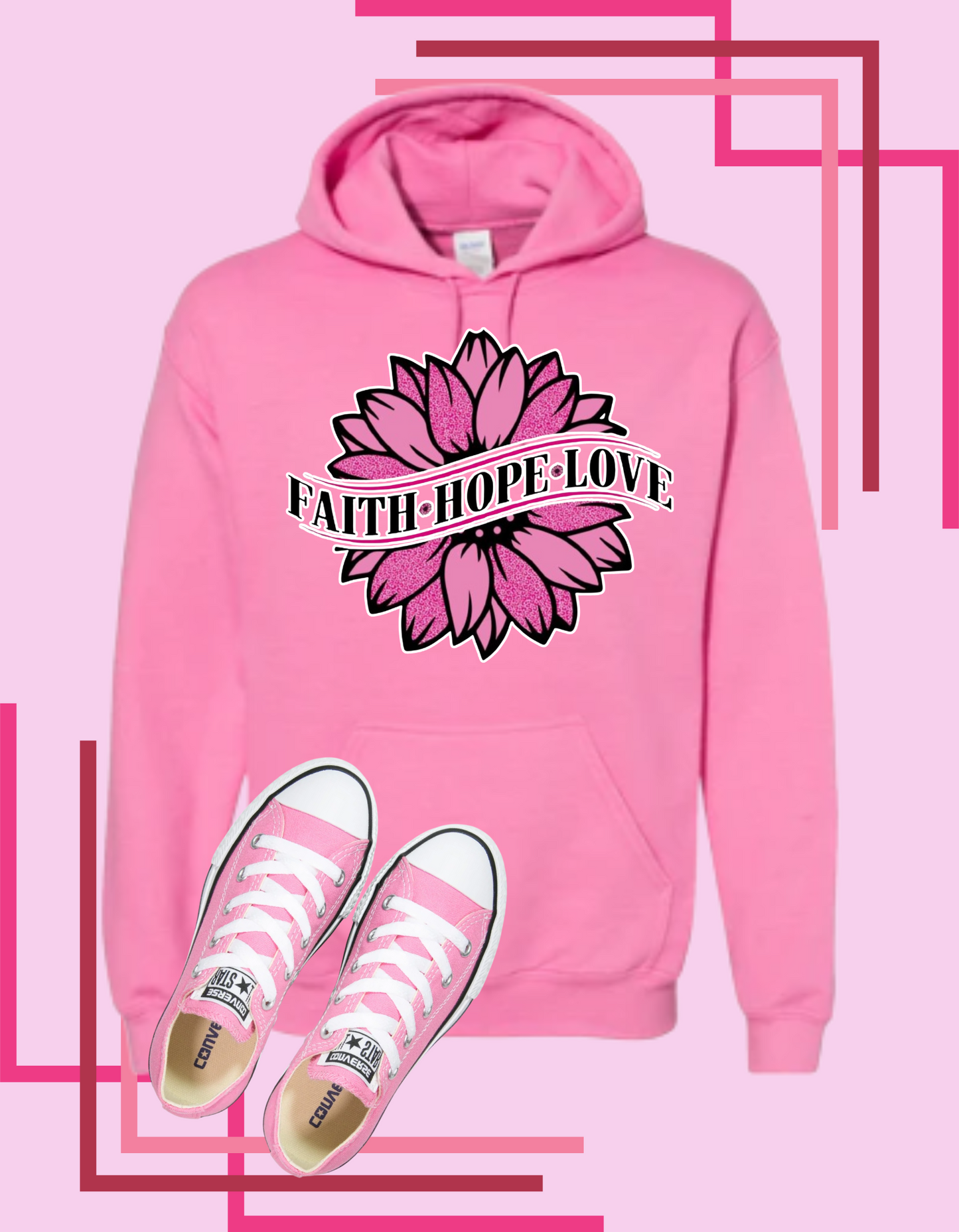 Faith Hope Love Sunflower Tshirt/Hoodie