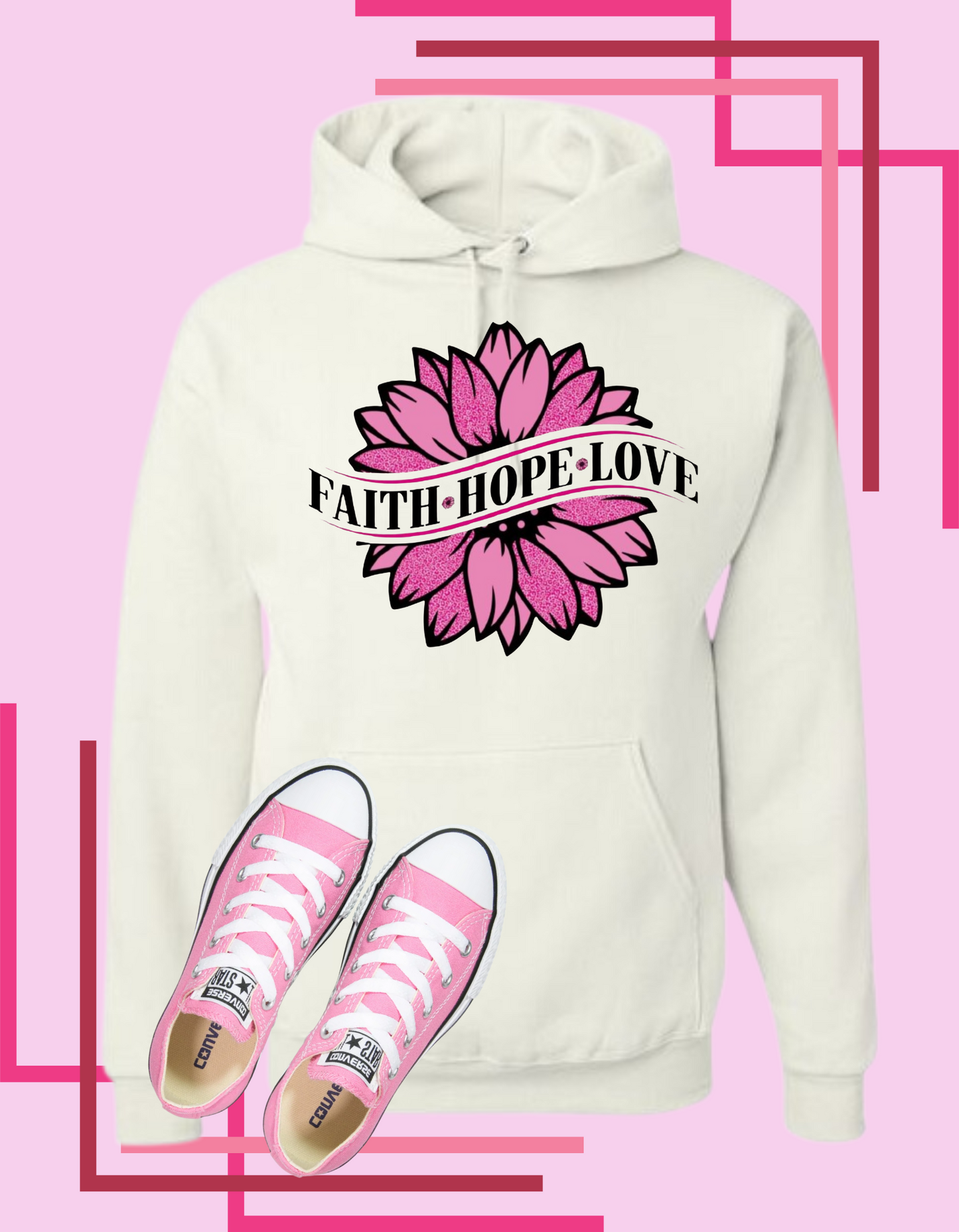 Faith Hope Love Sunflower Tshirt/Hoodie