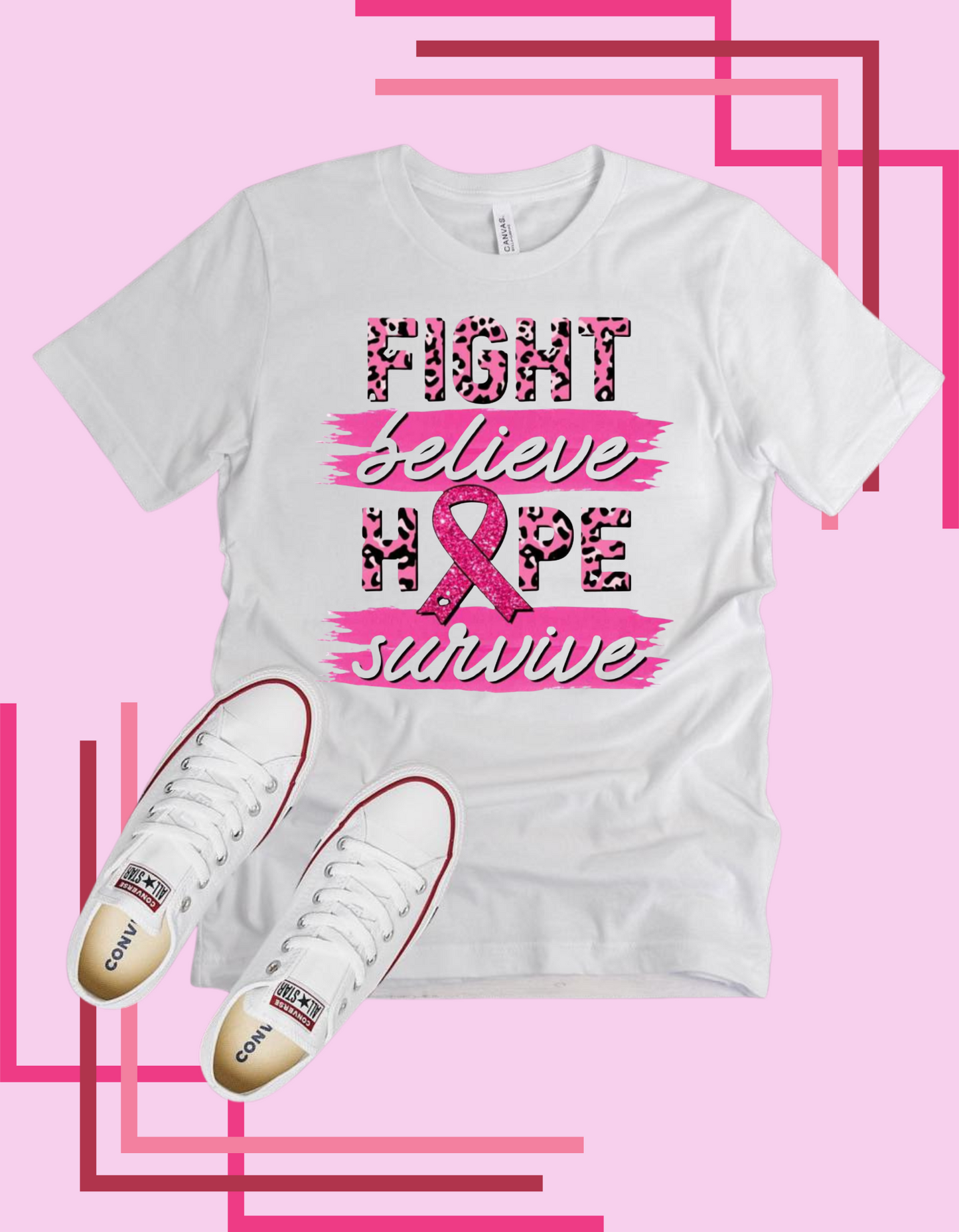 Fight Believe Hope Survive Tshirt/Hoodie