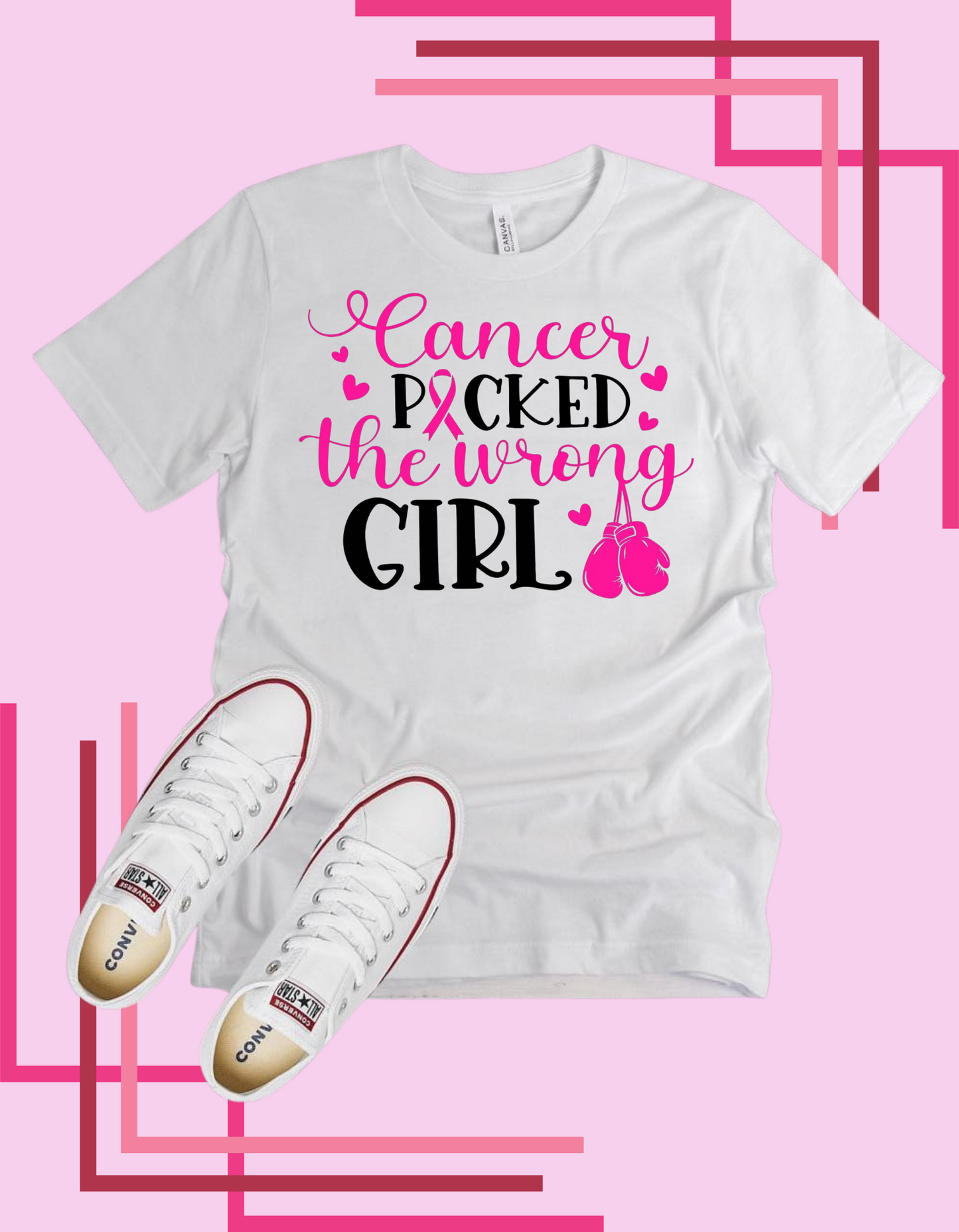 Cancer Picked the Wrong Girl Tshirt/Hoodie