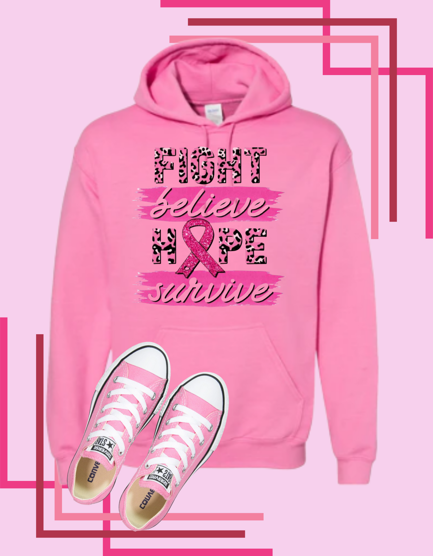 Fight Believe Hope Survive Tshirt/Hoodie